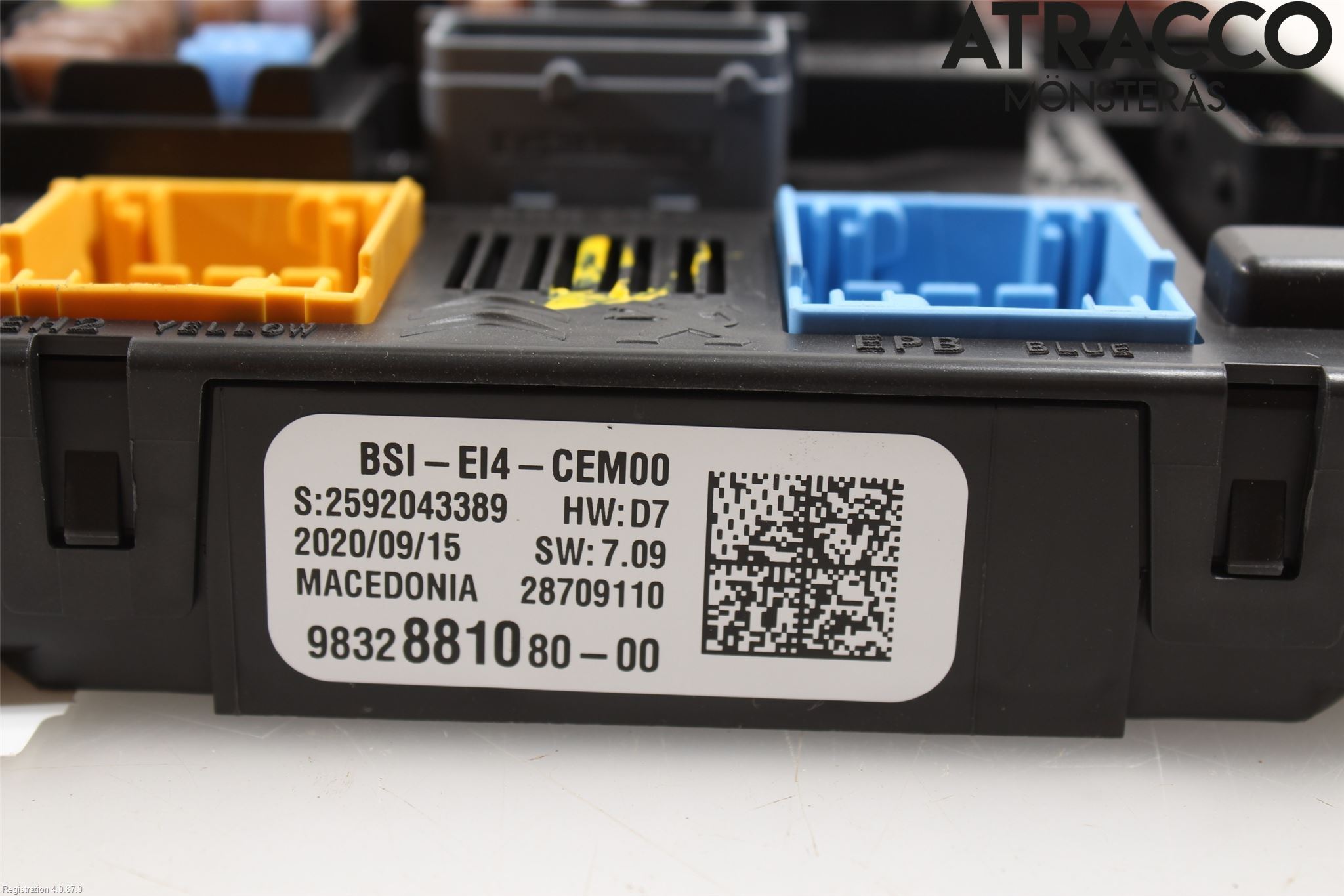 Peugeot 208/E-208 20- Säkringsdosa-Elcentral