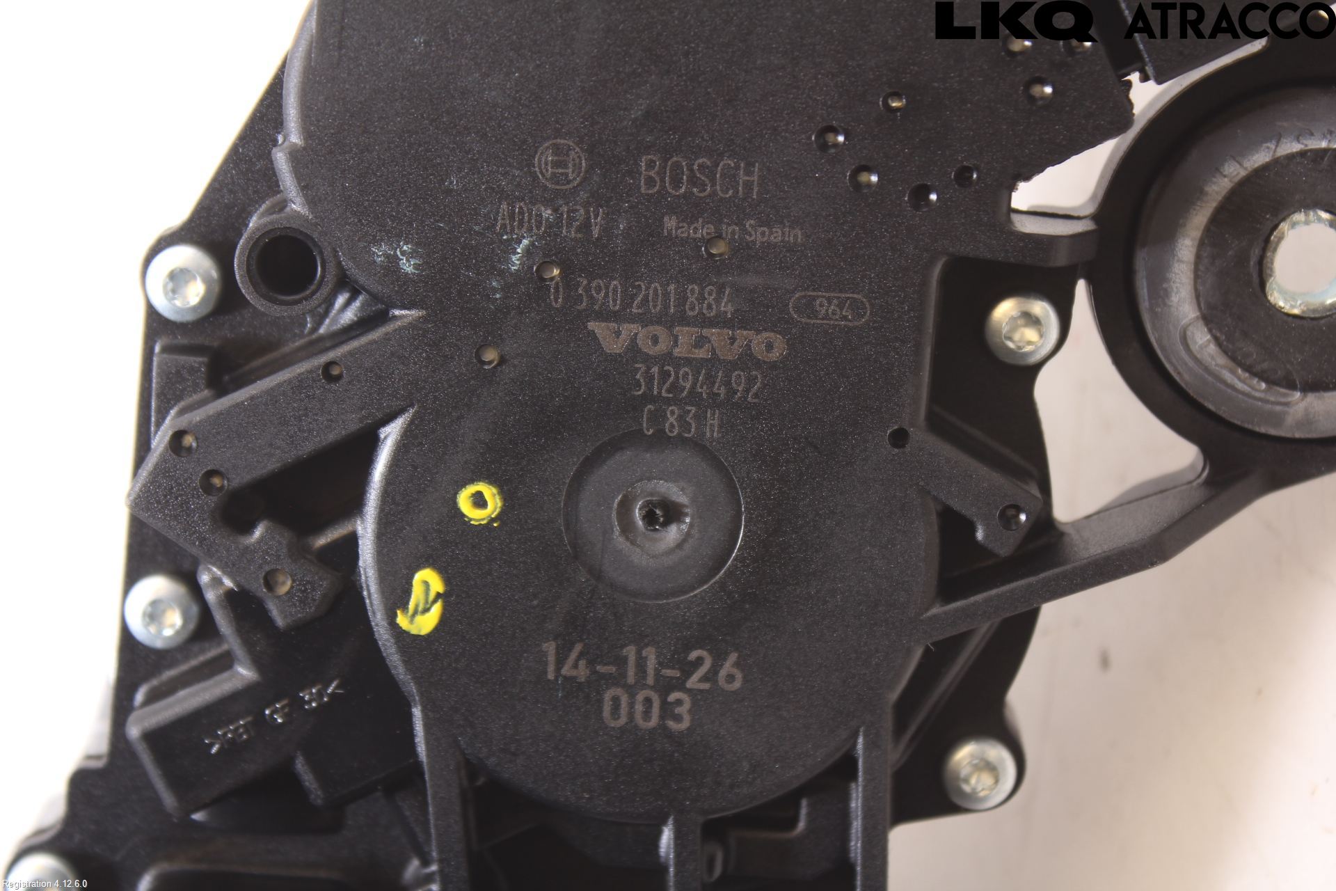 Volvo V40 12-19 Torkarmotor Baklucka