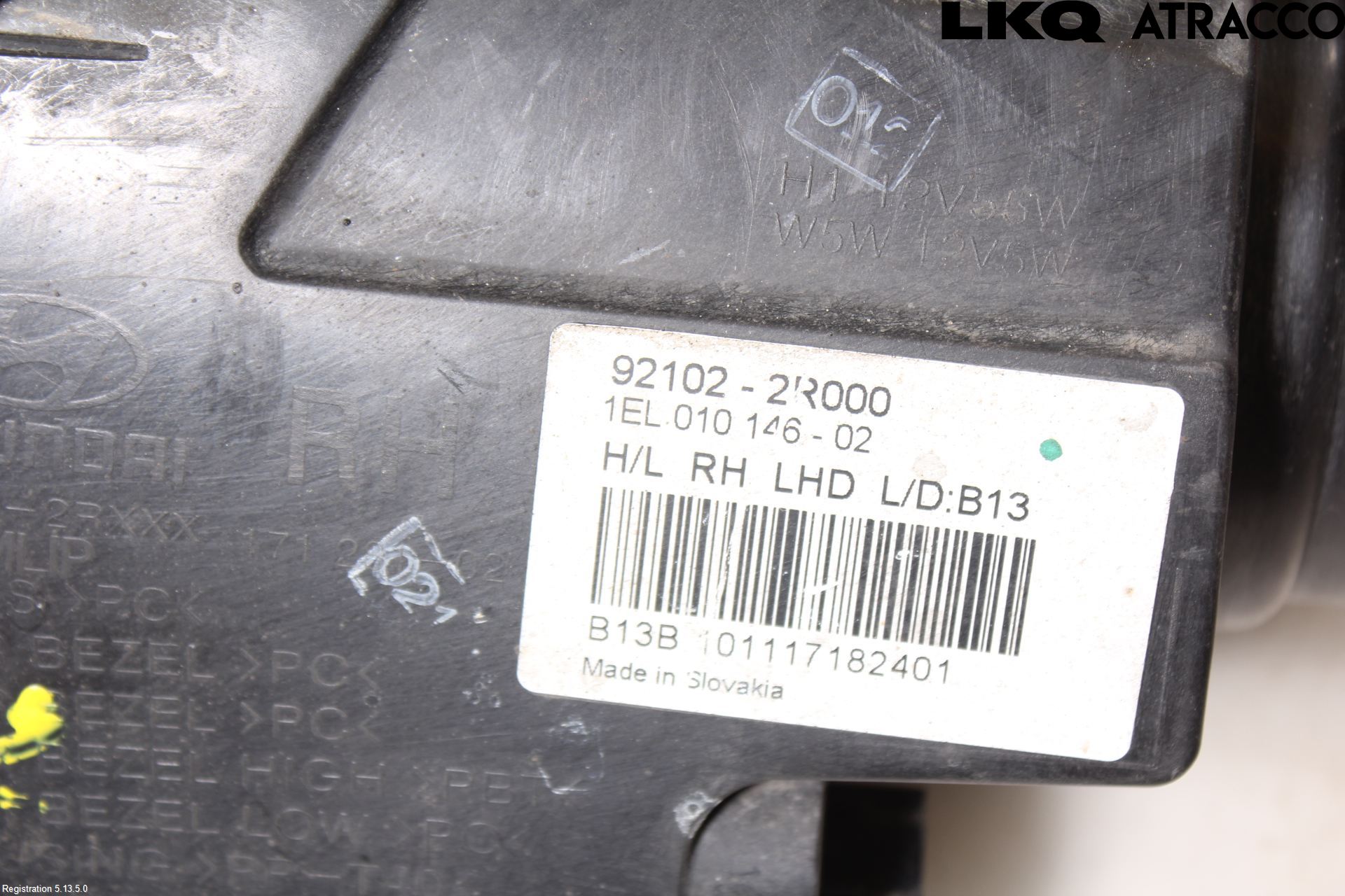 Hyundai i30 FD 07-12 Strålkastare Höger