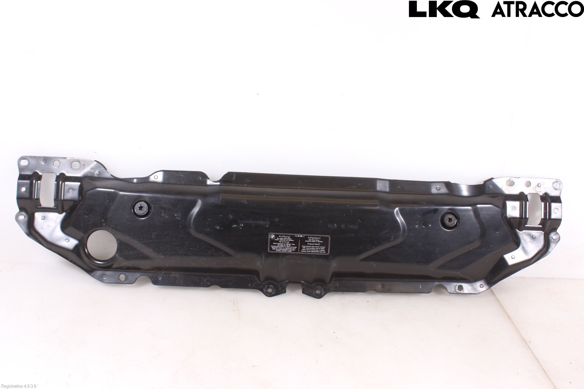 BMW 5 E60/61 Sed/Tou 02-10 Front Huvlåsplåt-Balk
