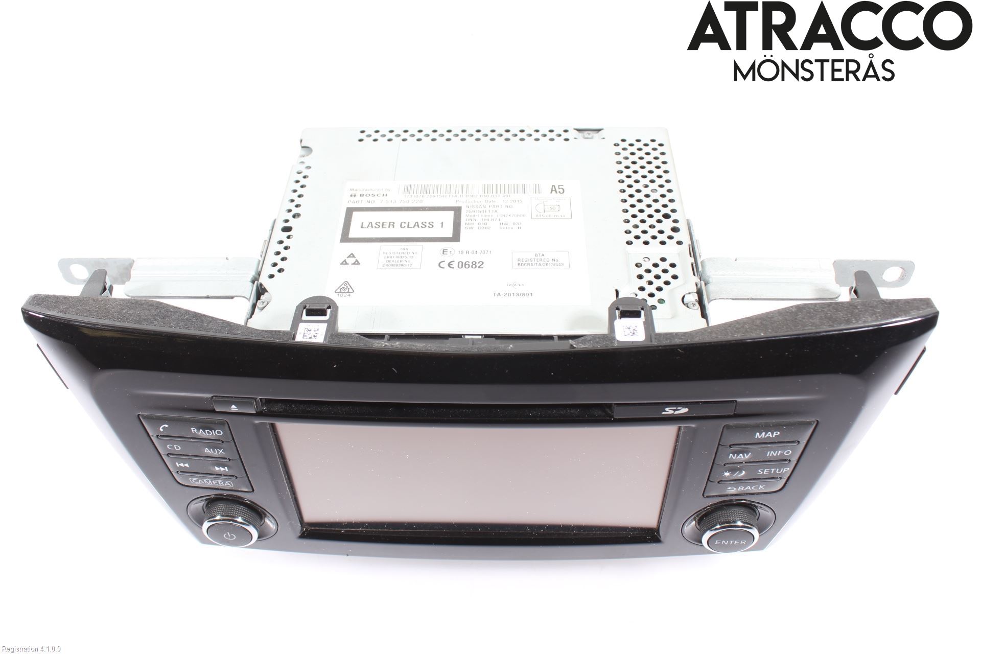 Nissan QASHQAI 14-17 Radio