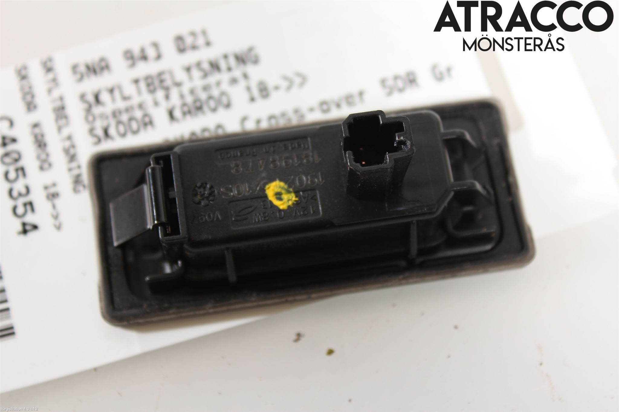 Skoda KAROQ 18- Skylt Belysning