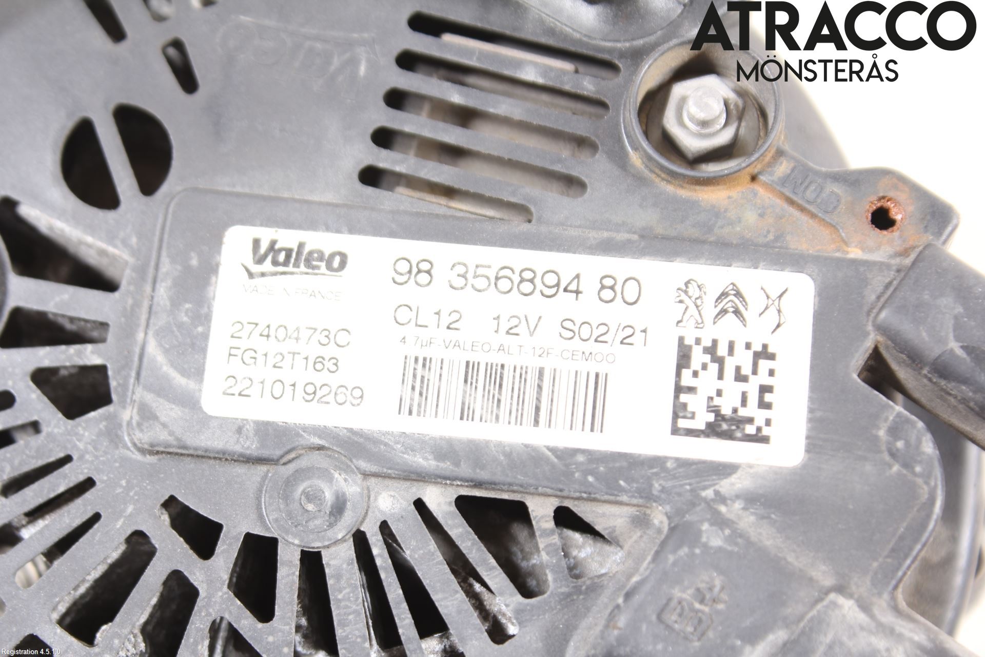 Citroen COTROEN C3 17-24 Generator