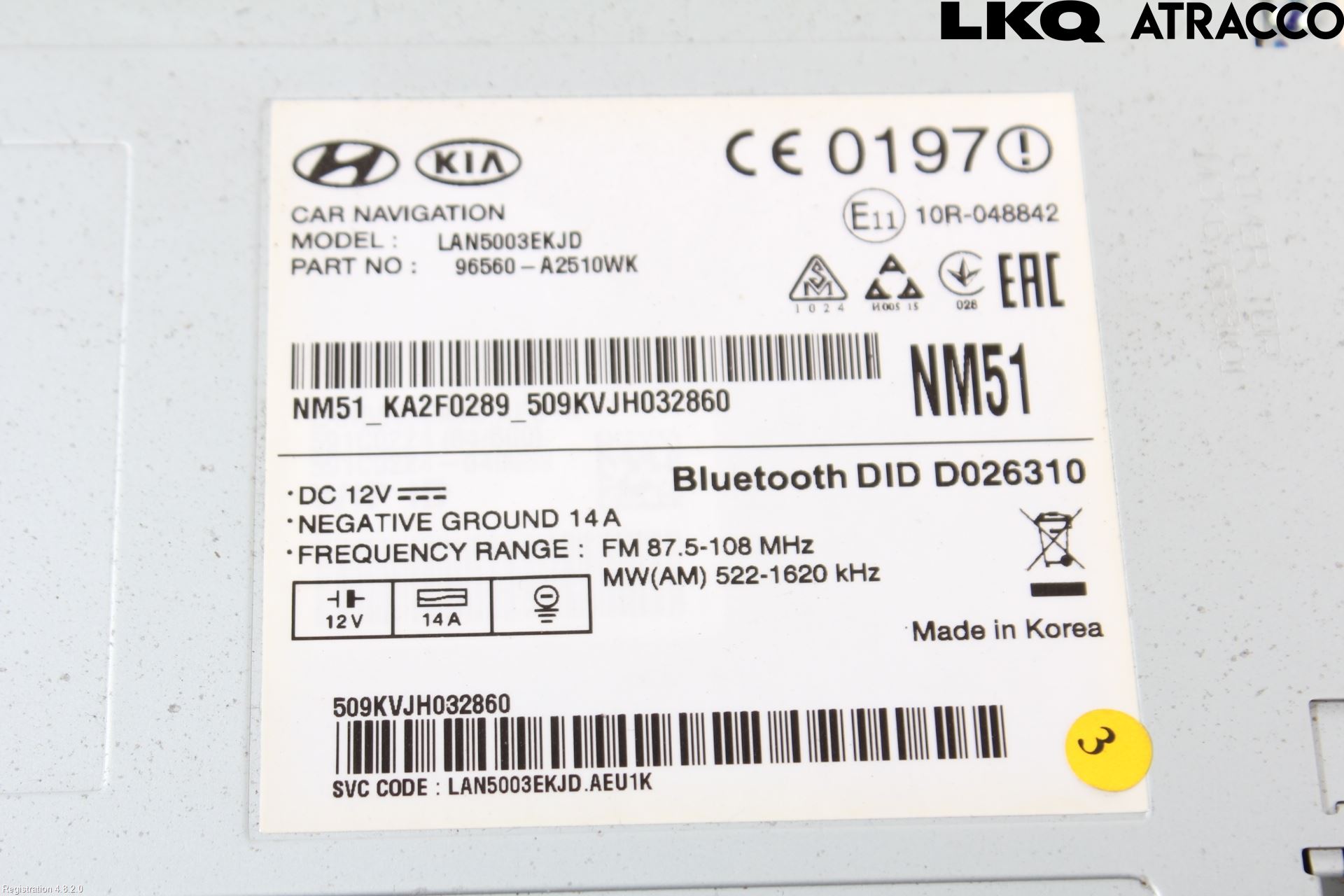 Kia CEED 12-18 Cd Radio - Multimediapanel