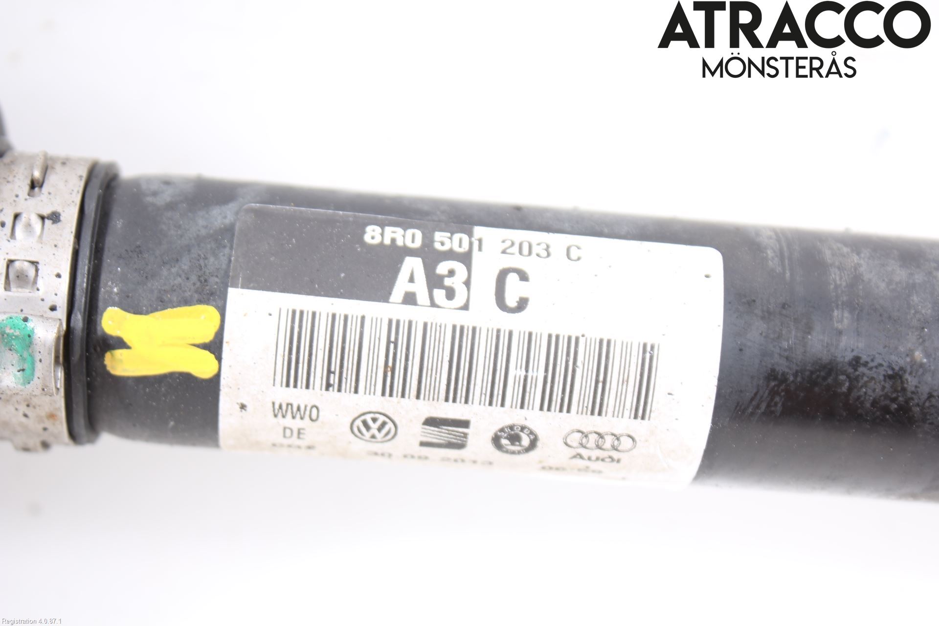 Audi A7/S7 4G 11-17 Drivaxel Bak Höger