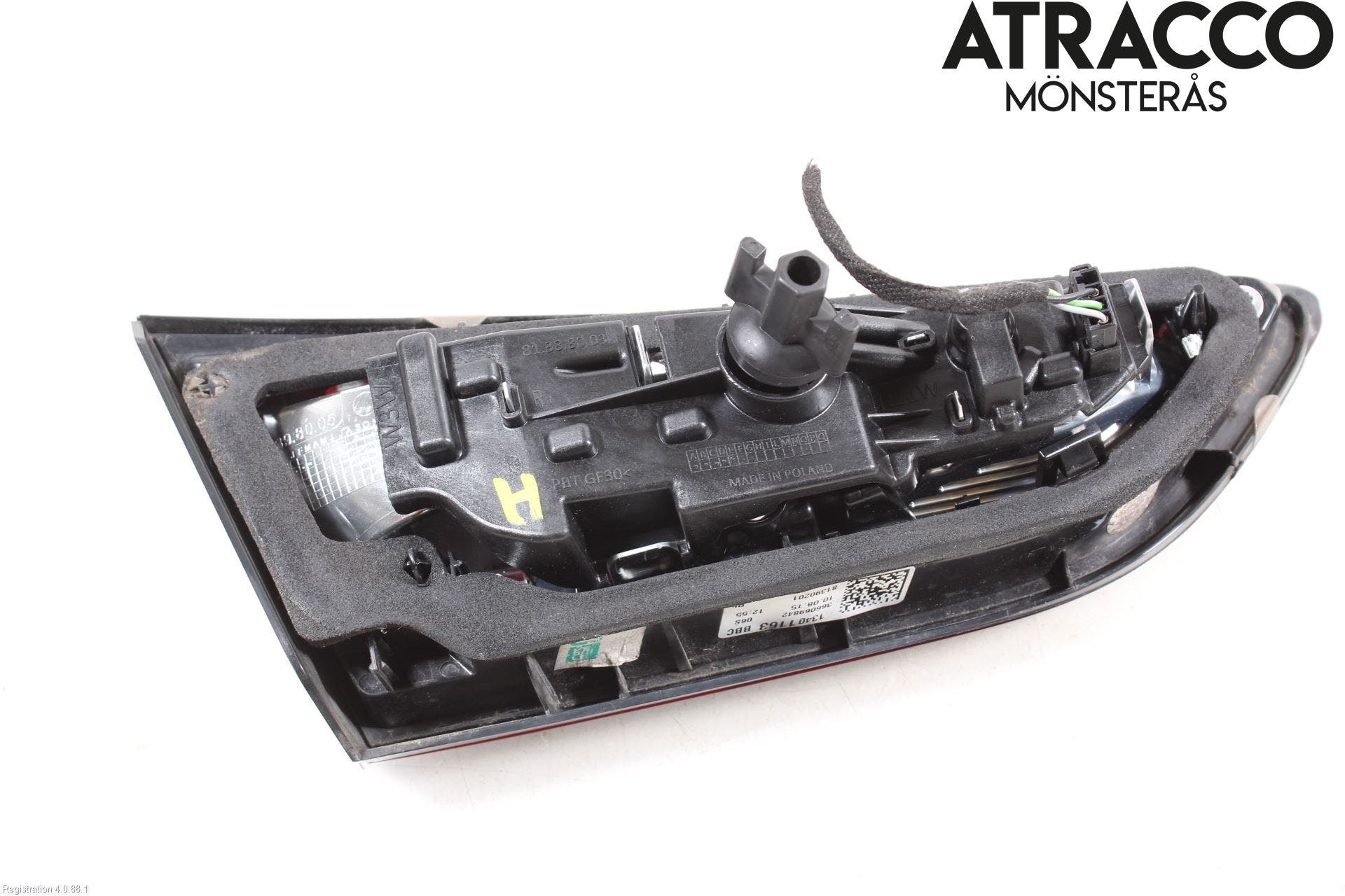 Opel ASTRA K 16-22 Bakljus Lucka Hö