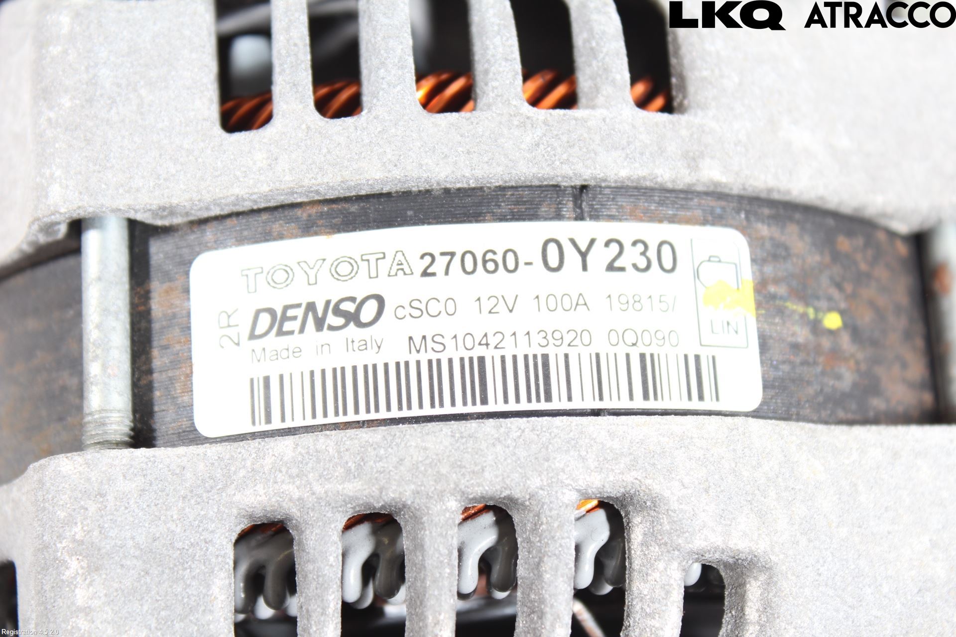 Toyota AURIS 13-19 Generator