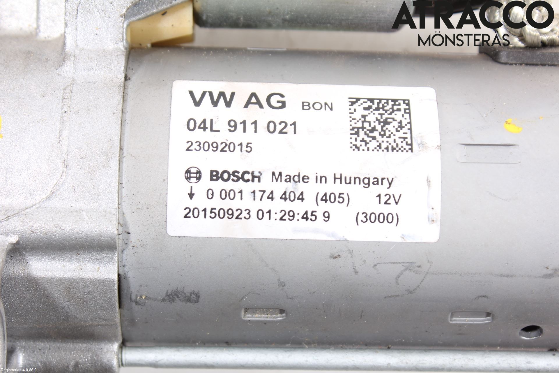 Audi A4 12-15 Startmotor Diesel