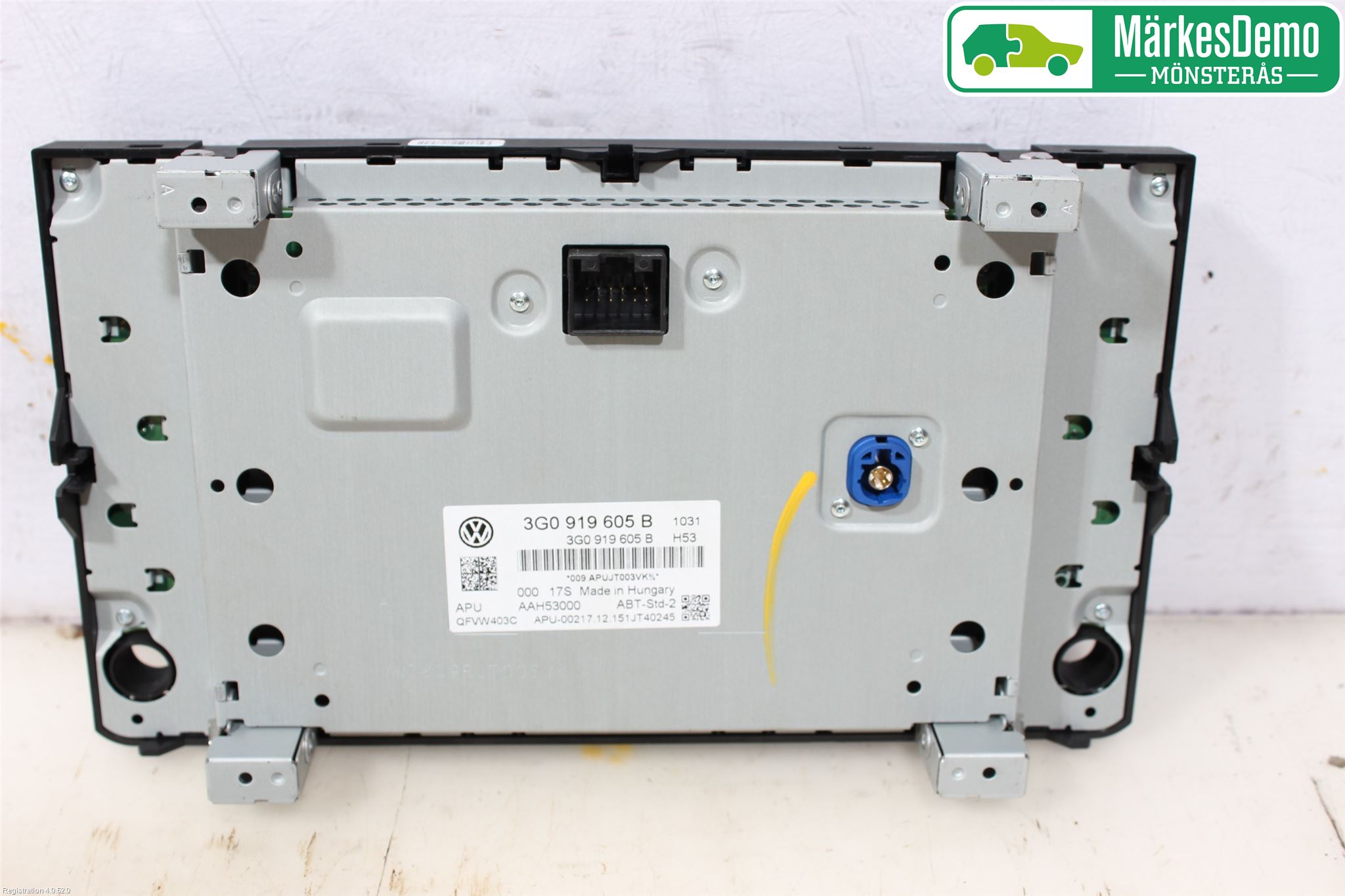 Volkswagen VW PASSAT 15-19 Multifunktionsdisplay