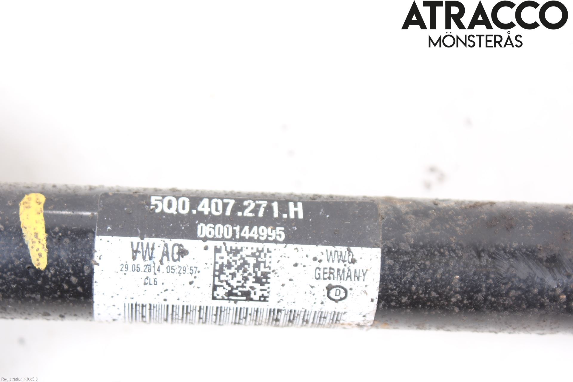 Volkswagen VW GOLF / E-GOLF VII 13-20 Drivaxel Fram Vänster