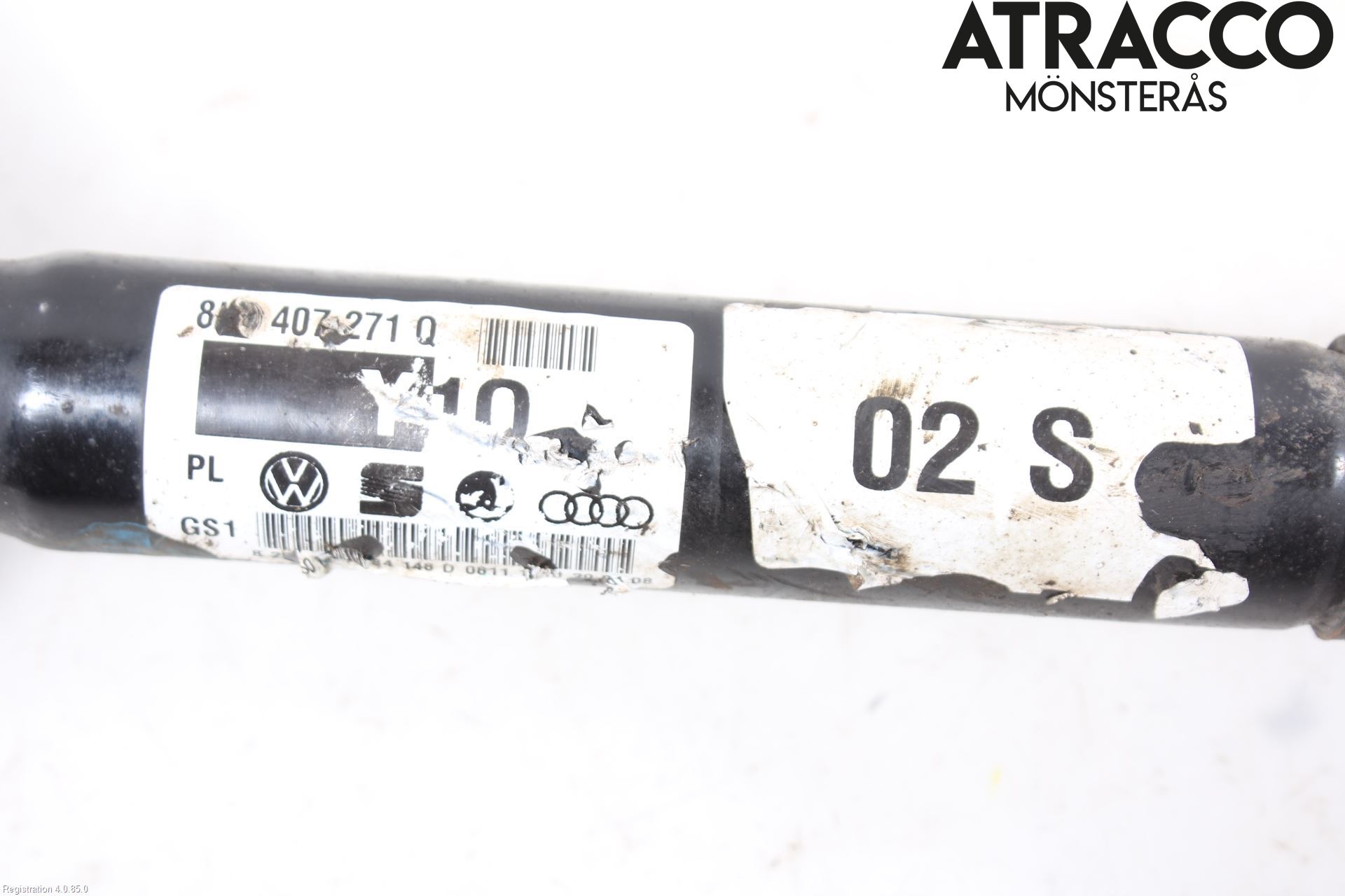 Audi A4/S4 08-11 Drivaxel Fram Höger