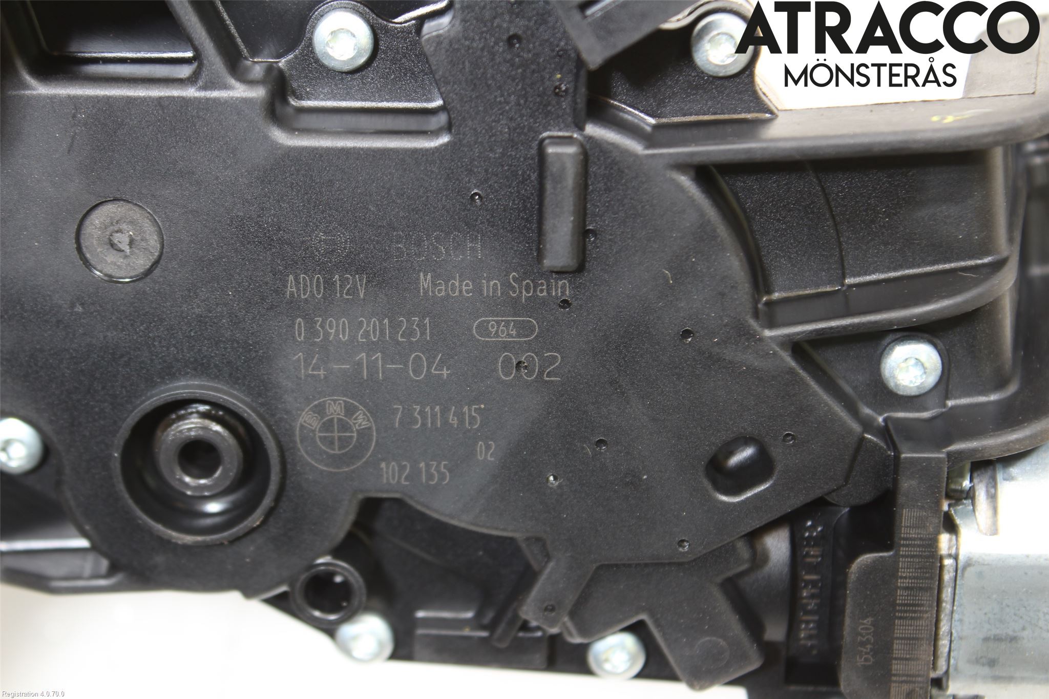 BMW 3 F30/F31/F80 12-19 Torkarmotor Baklucka