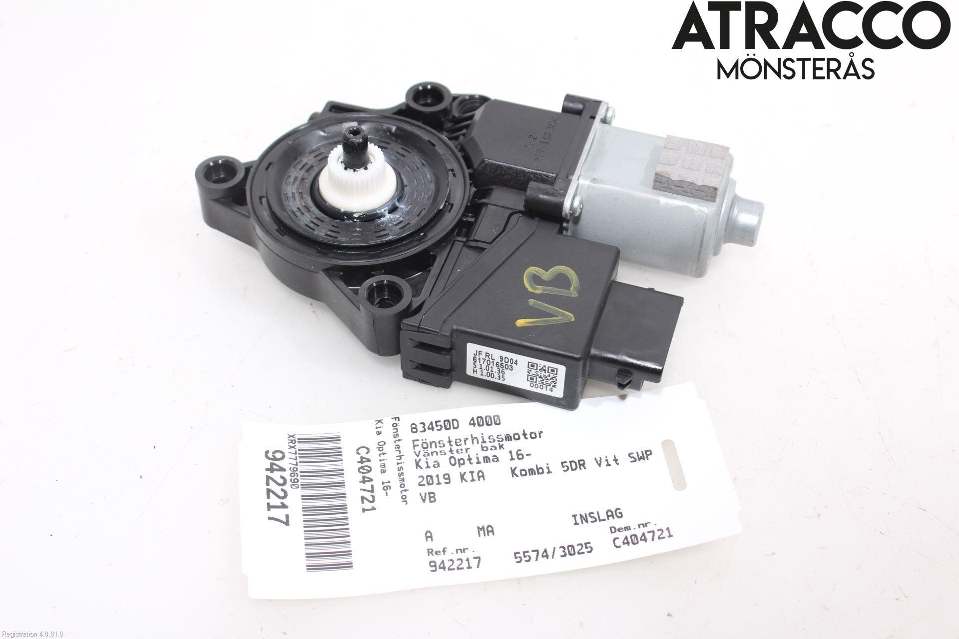 Kia OPTIMA 16-20 Fönsterhissmotor