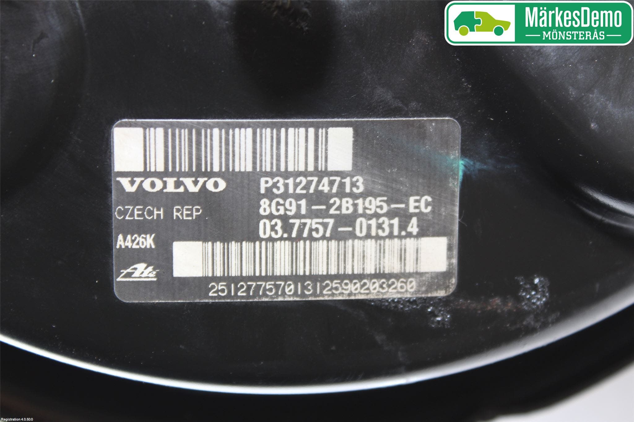 Volvo XC60 09-13 Bromsservo