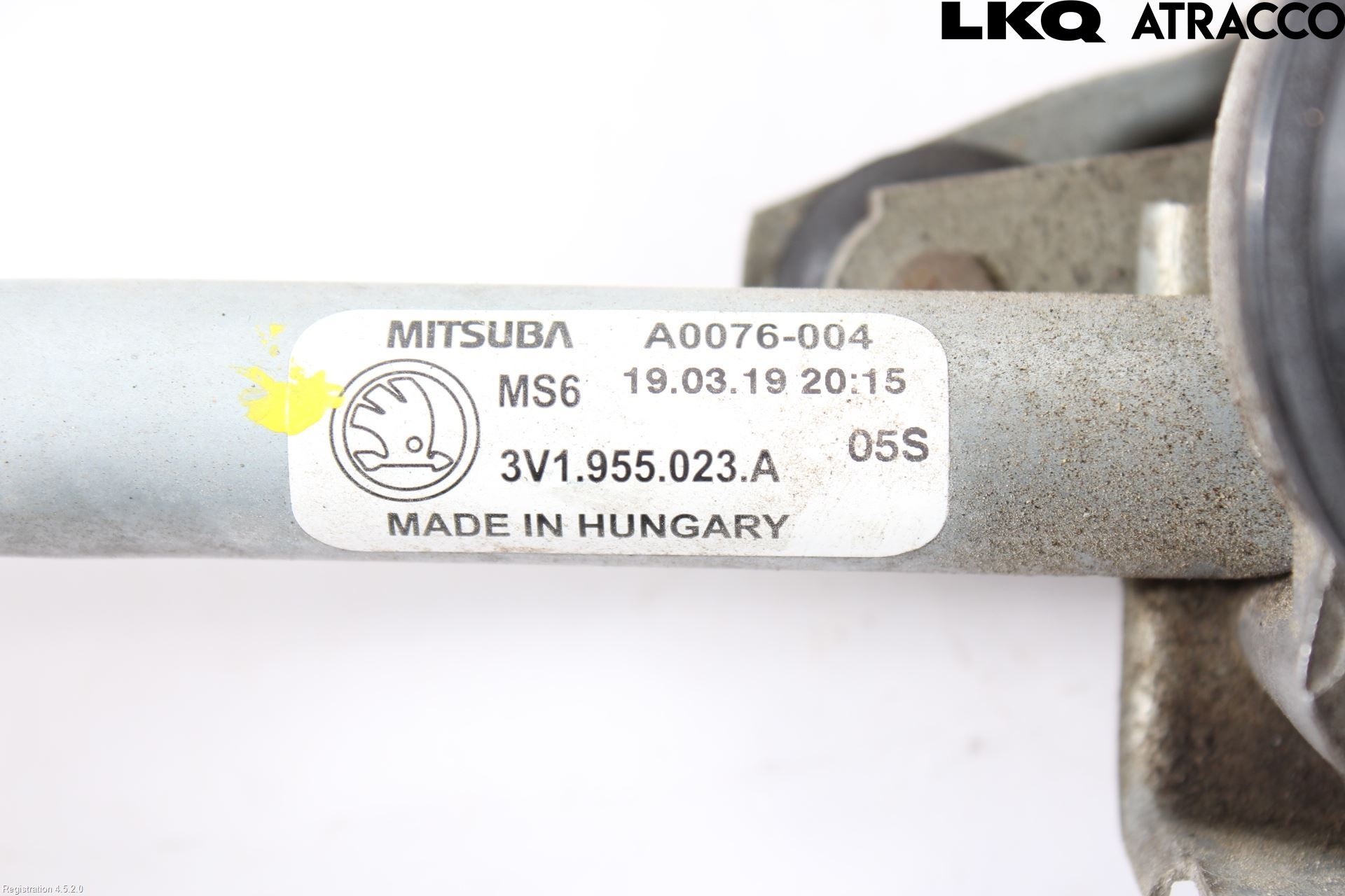 Skoda SUPERB 16-24 Torkarmotor Vindruta
