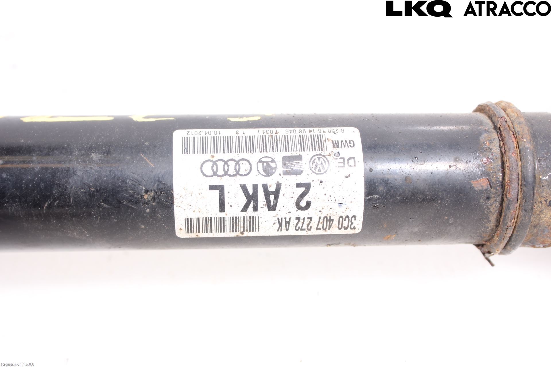 Volkswagen VW PASSAT 11-14 Drivaxel Fram Höger