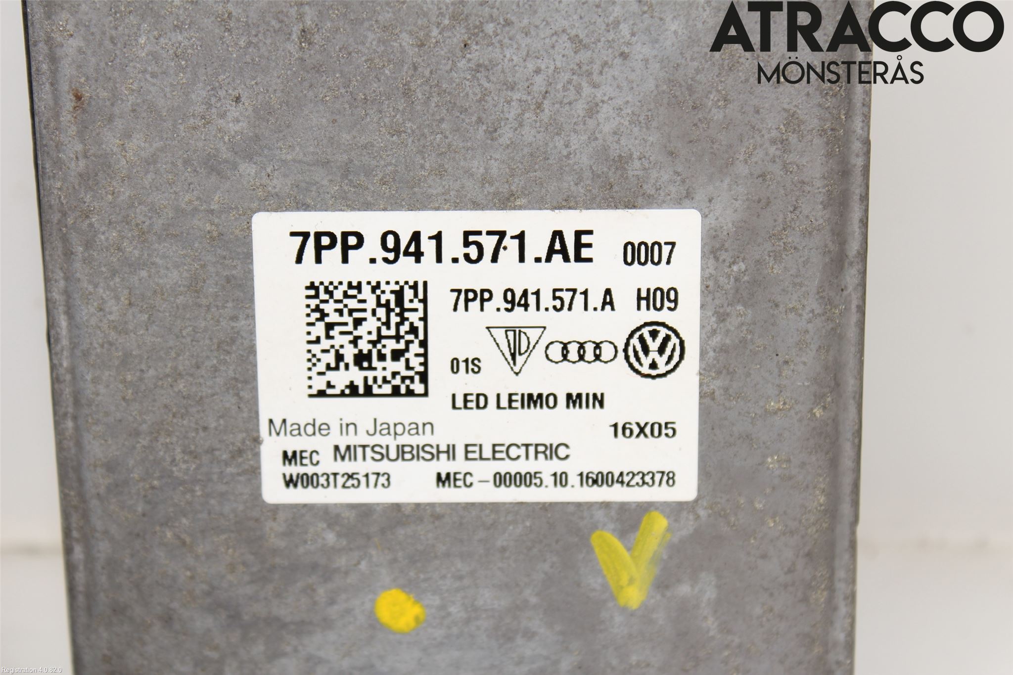 Volkswagen VW PASSAT 15-19 Styrenhet Strålkastare