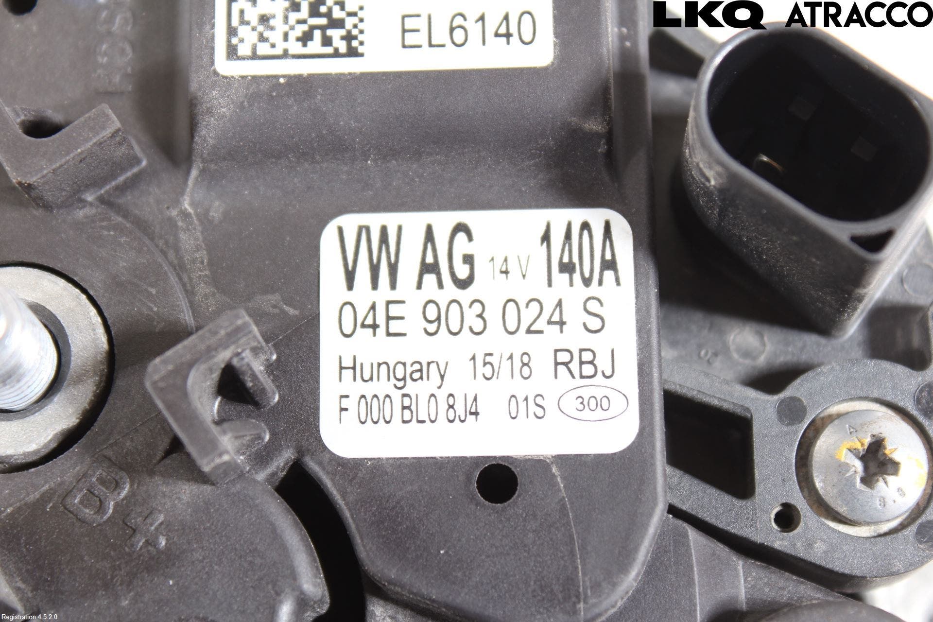 Volkswagen VW PASSAT 15-19 Generator