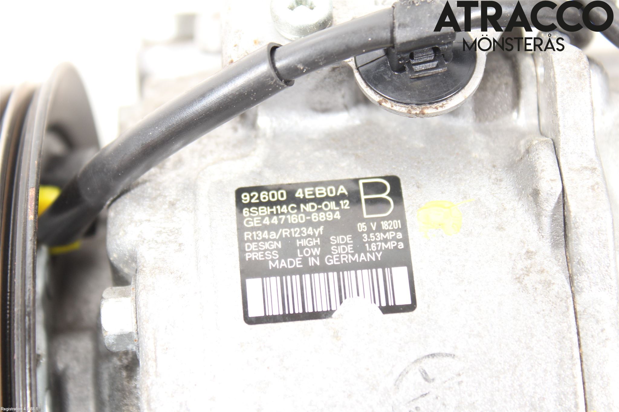 Nissan QASHQAI 17-21 Ac Kompressor