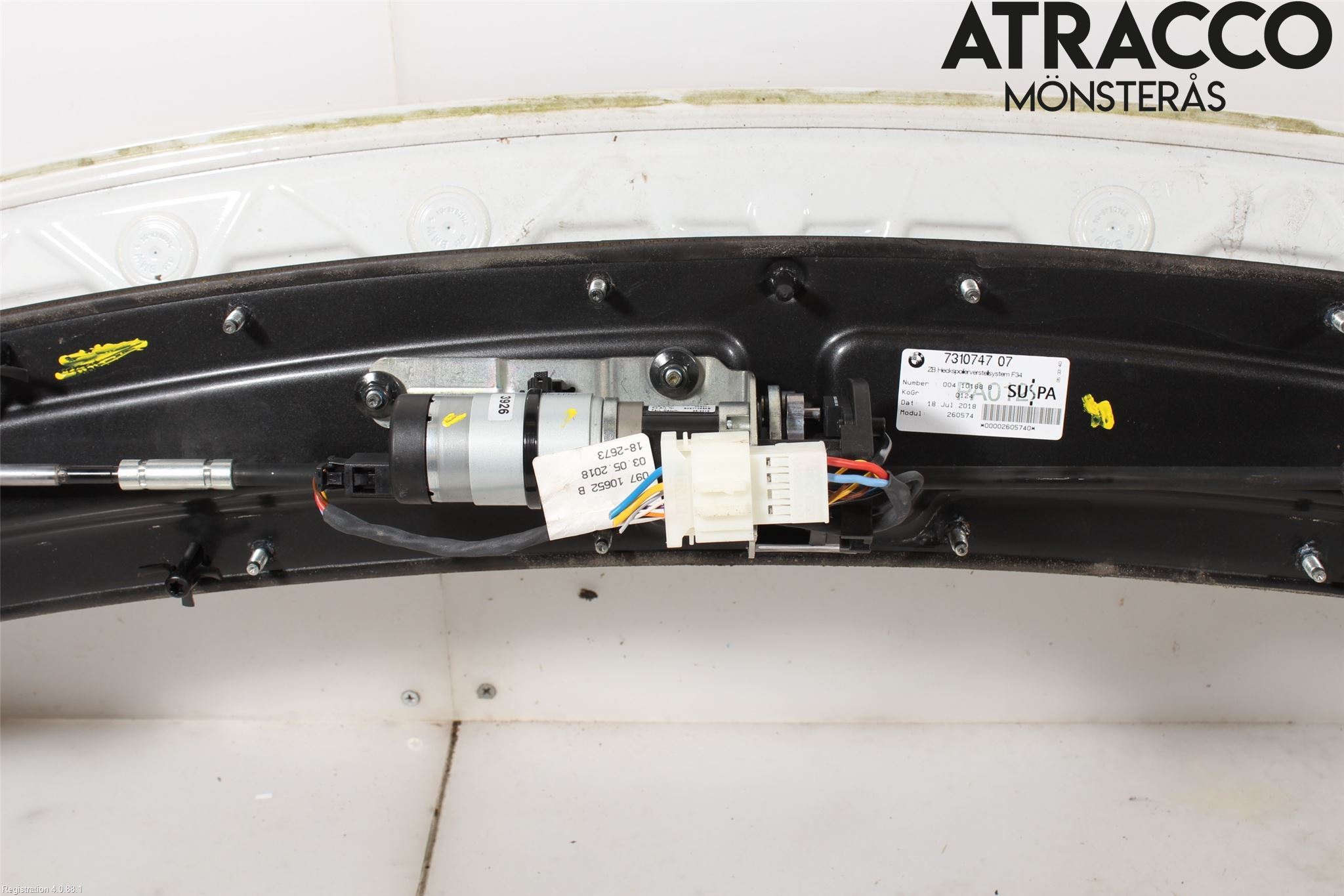 BMW 3 GT F34 13-19 Spoiler Baklucka