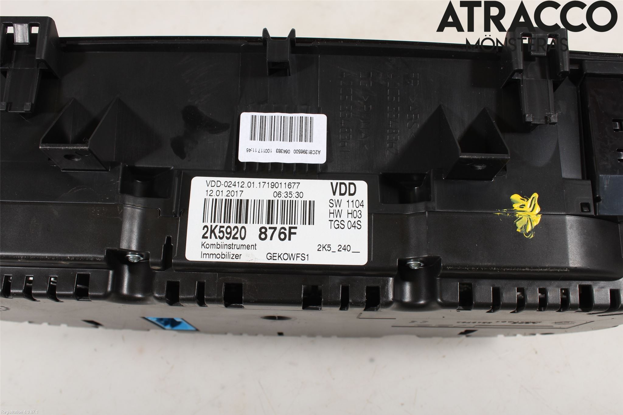 Volkswagen VW CADDY 16-20 Instrument Komb