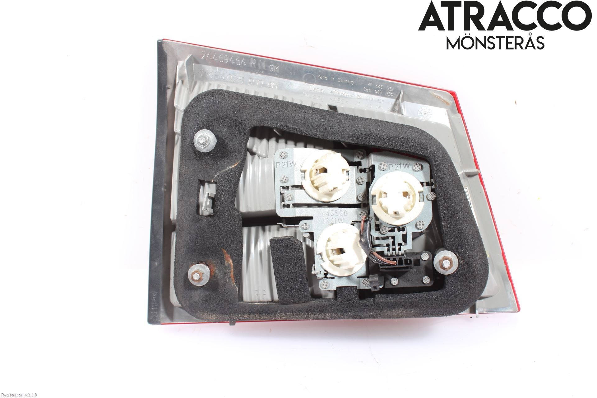 Opel VECTRA C 06-08 Bakljus Lucka Hö