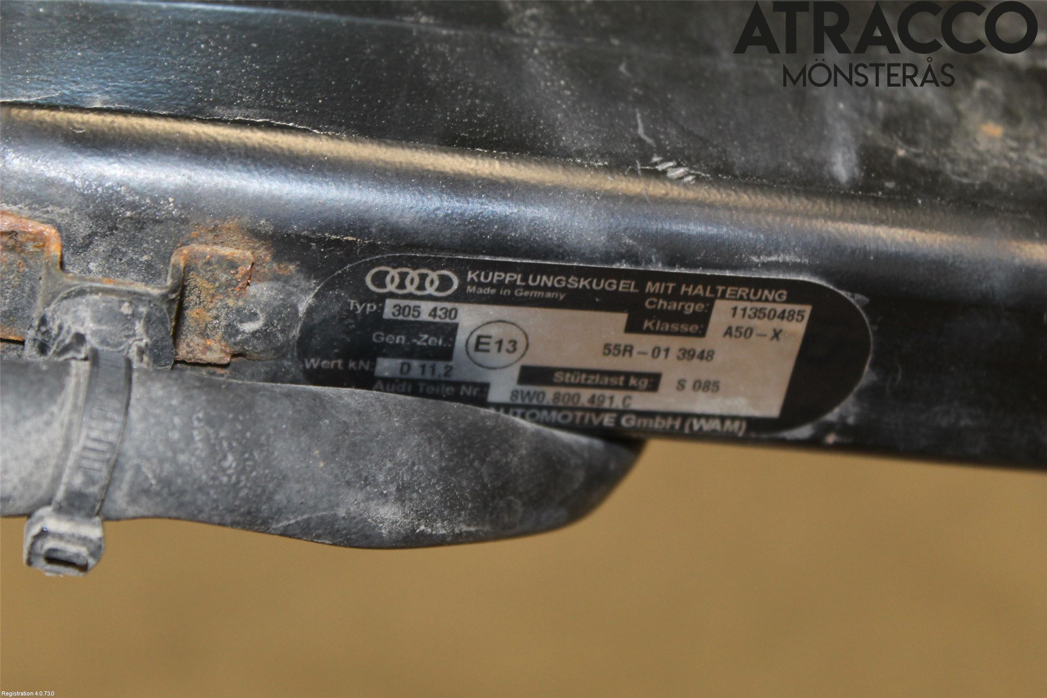 Audi A4/S4 B9 16-19 Dragkrok