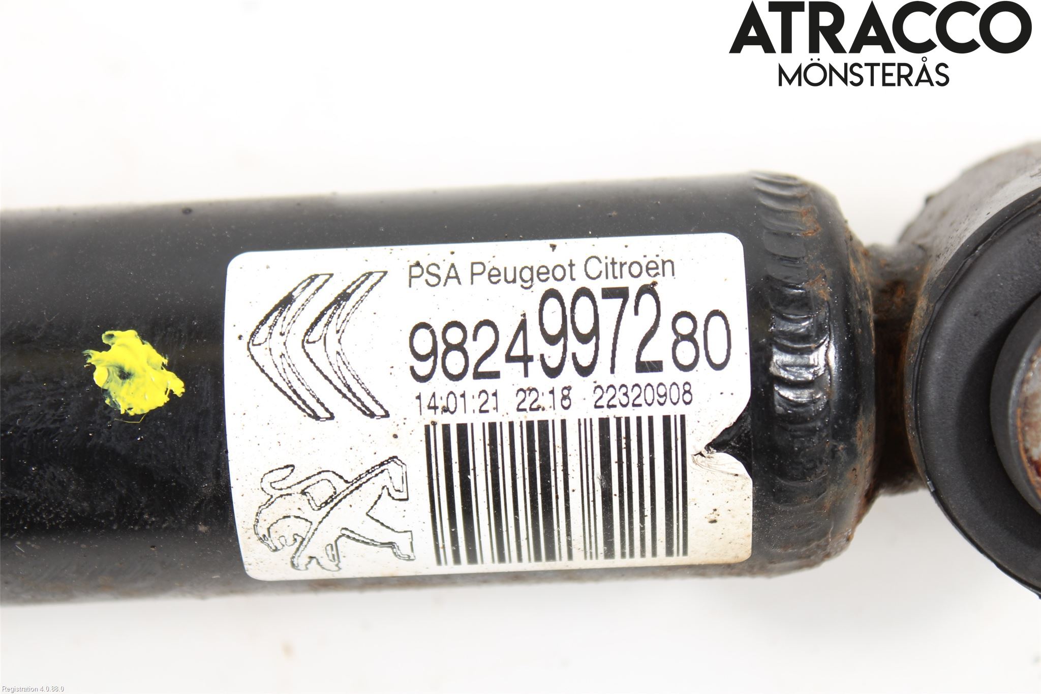 Citroen COTROEN C3 17-24 Stötdämpare Bak