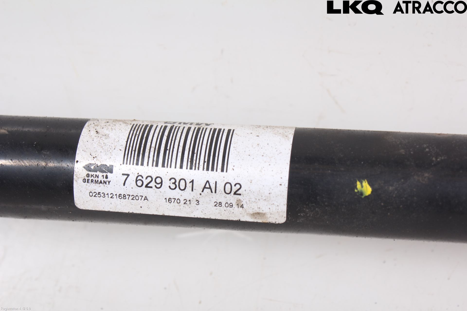 BMW 1 F20/F21 11-19 Drivaxel Bak Vänster