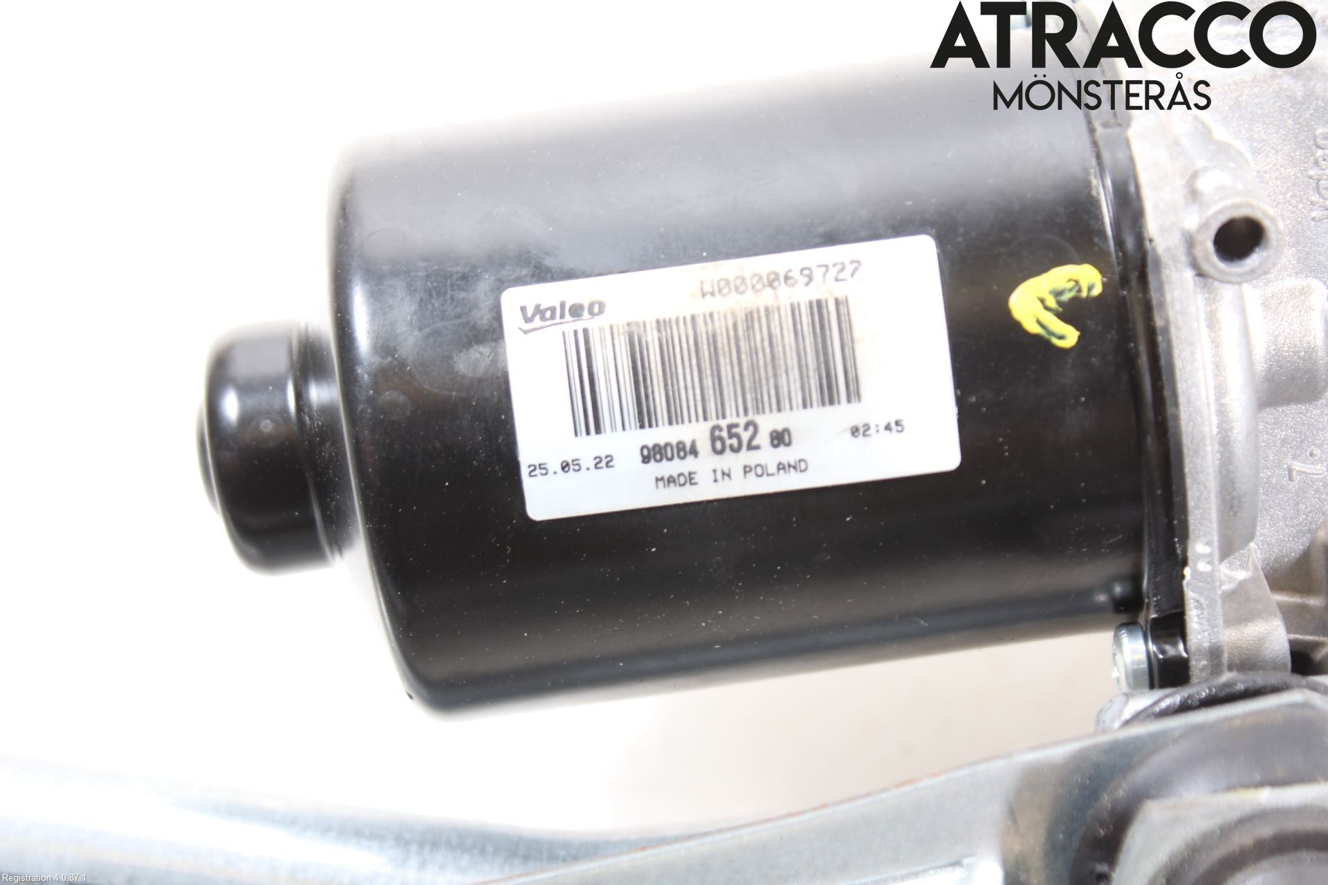 Peugeot EXPERT/E-EXPERT 17- Torkarmotor Vindruta