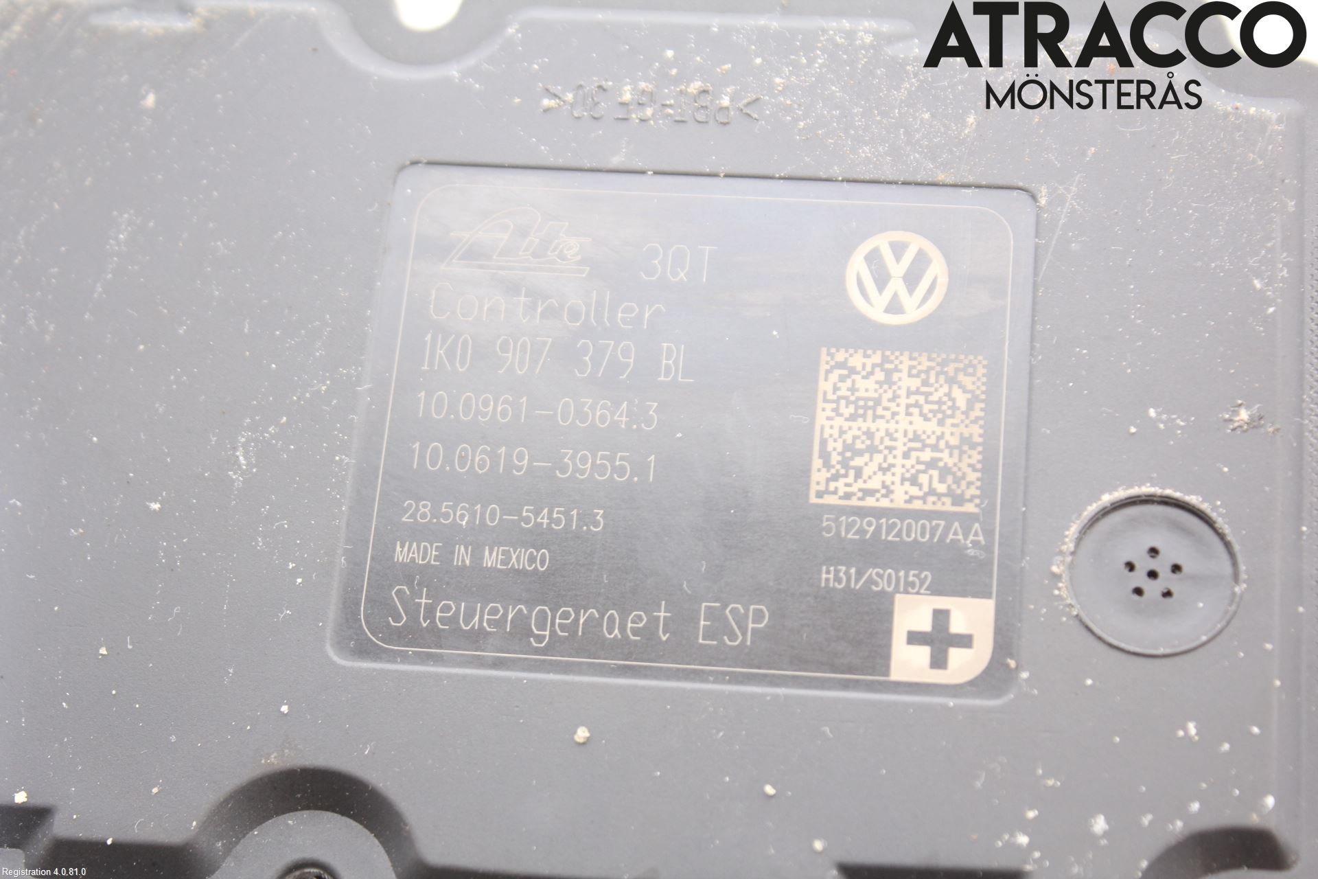 Volkswagen VW GOLF VI 09-13 Abs Hydraulaggregat