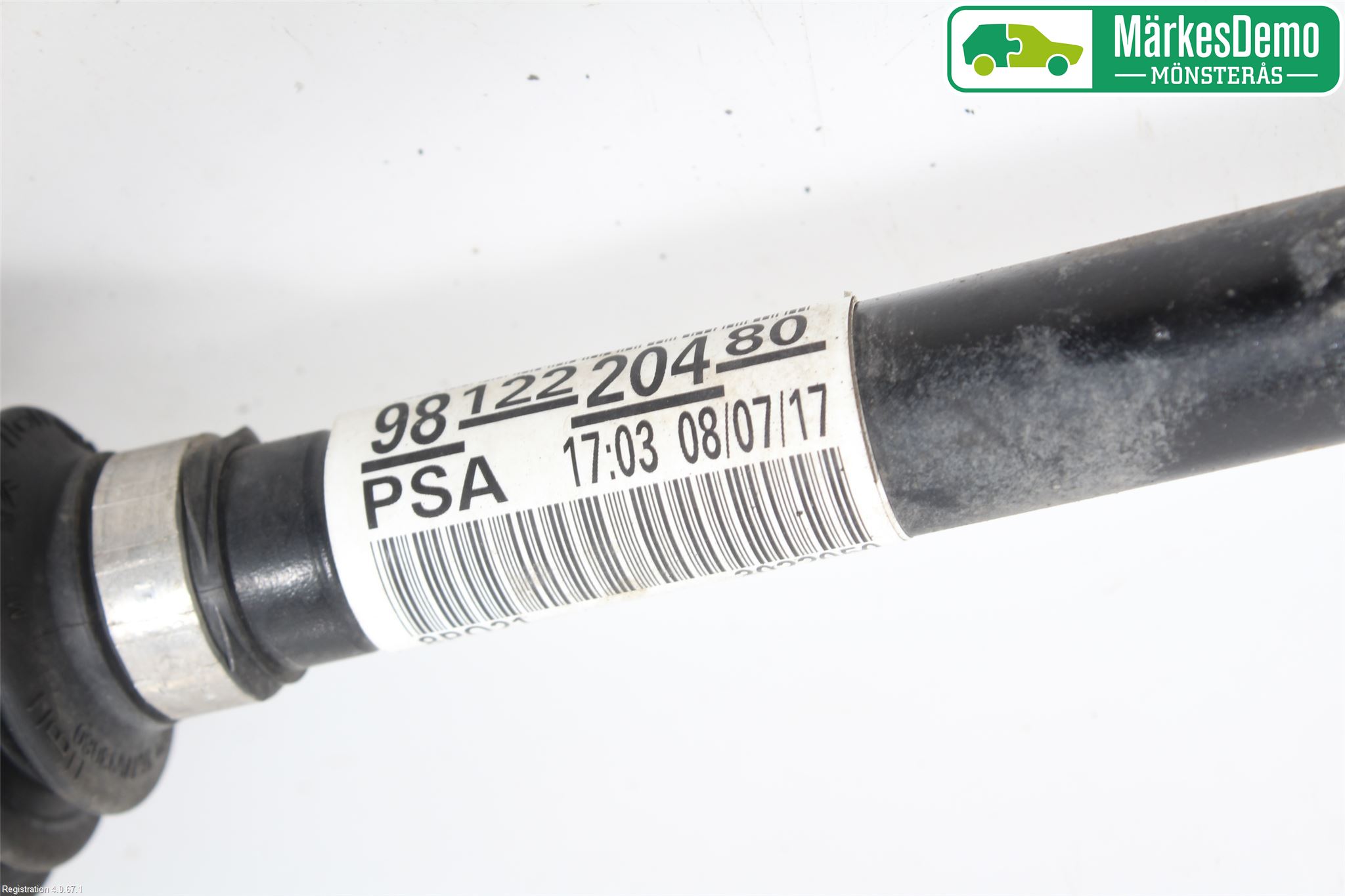 Citroen DS 7 CROSSBACK 19-23 Drivaxel Fram Vänster