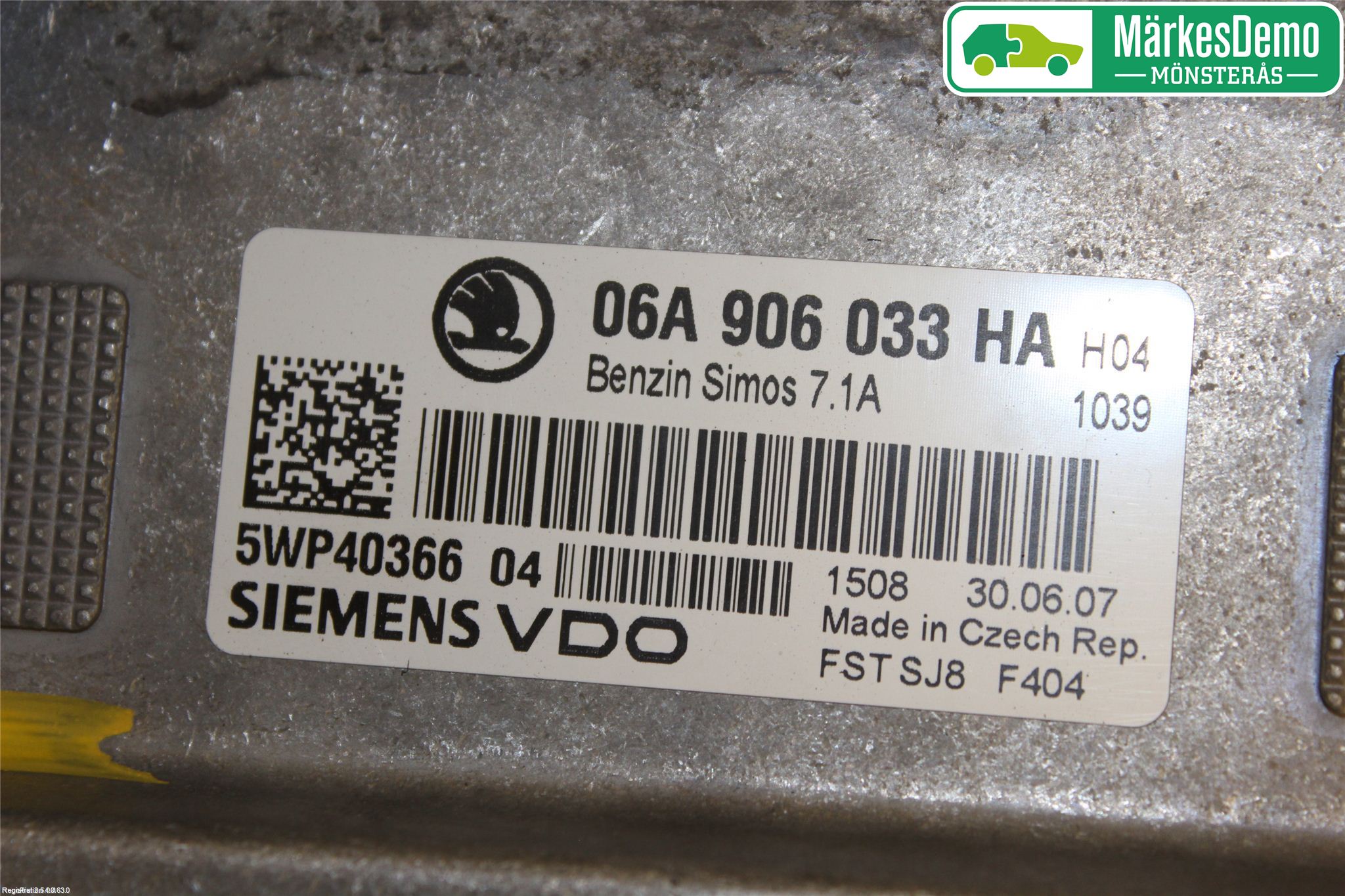 Skoda OCTAVIA (1Z) 05-13 Styrenhet Insprut Bensin
