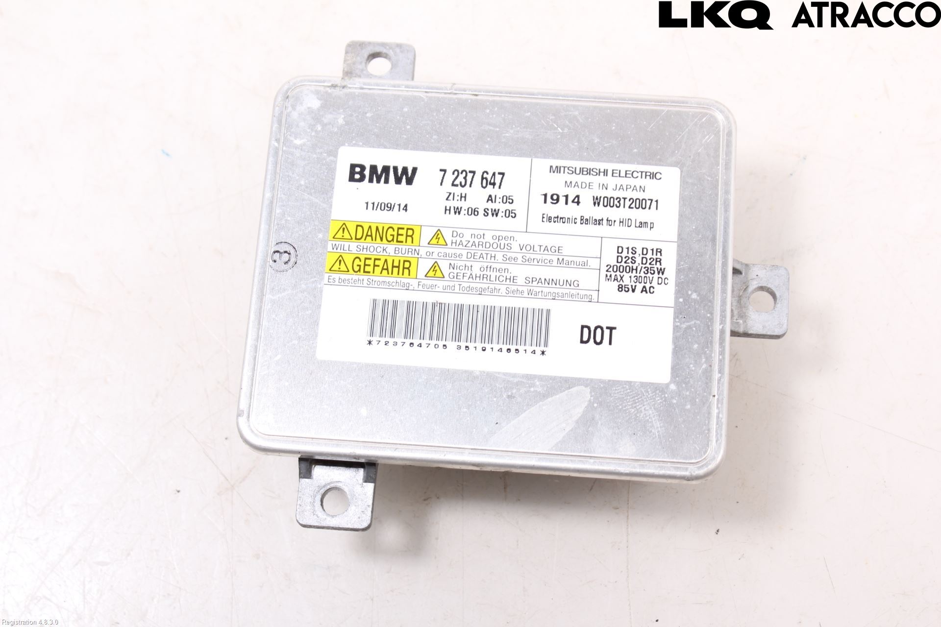 BMW 1 F20/F21 11-19 Styrenhet Strålkastare