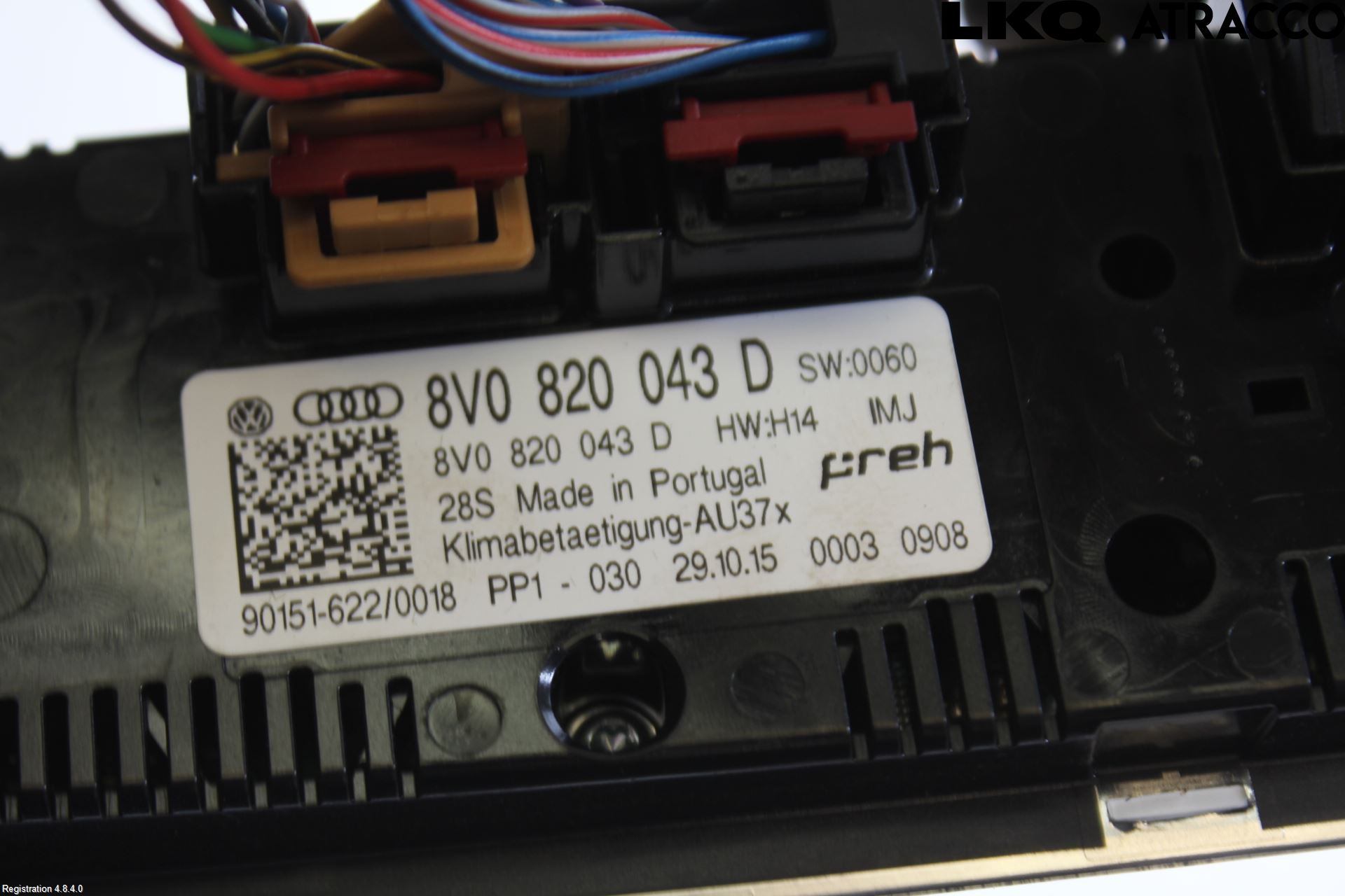 Audi A3/S3 8V 13-20 Ac Styrenhet Ac Manöveren