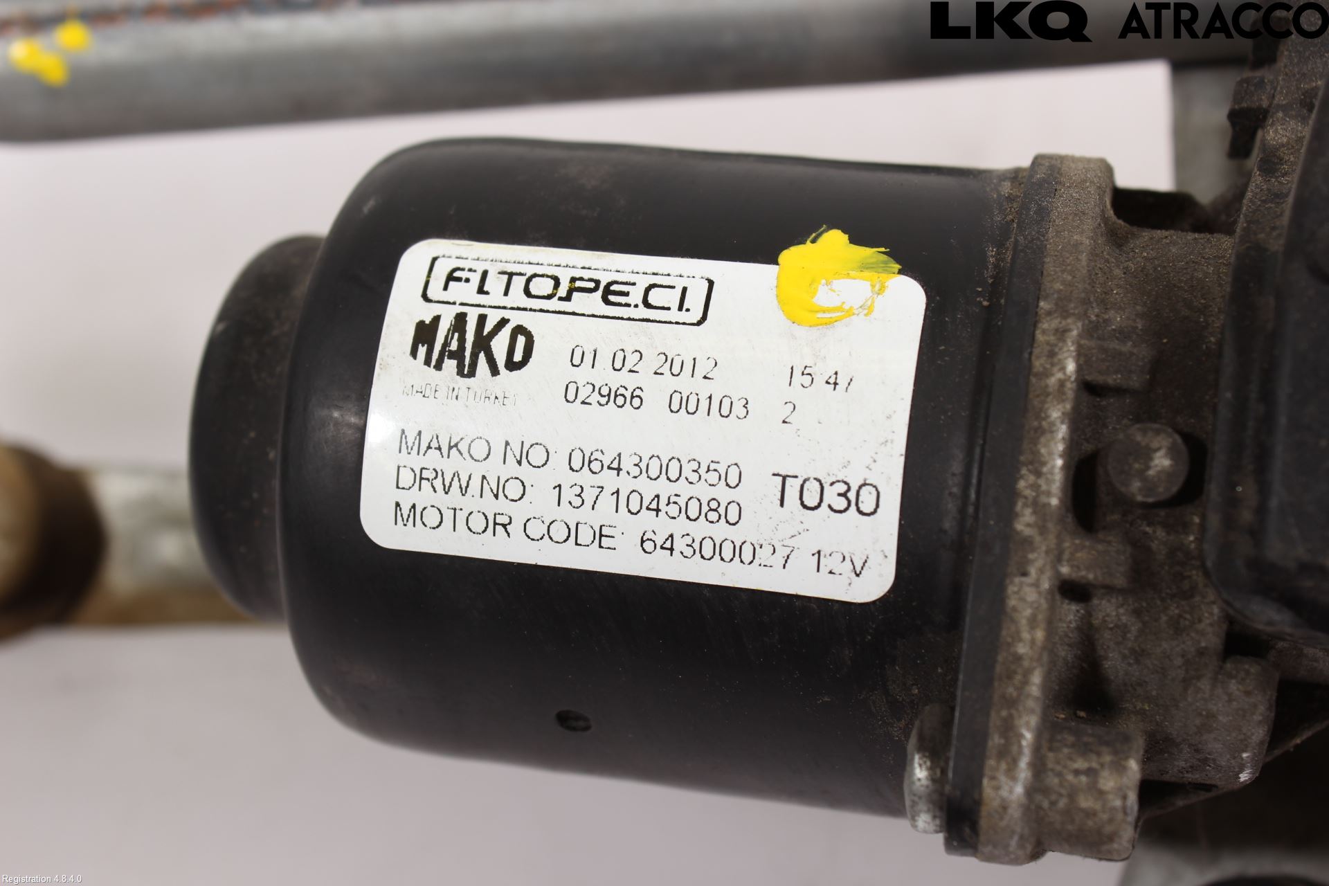 Citroen NEMO Torkarmekanism Vindruta