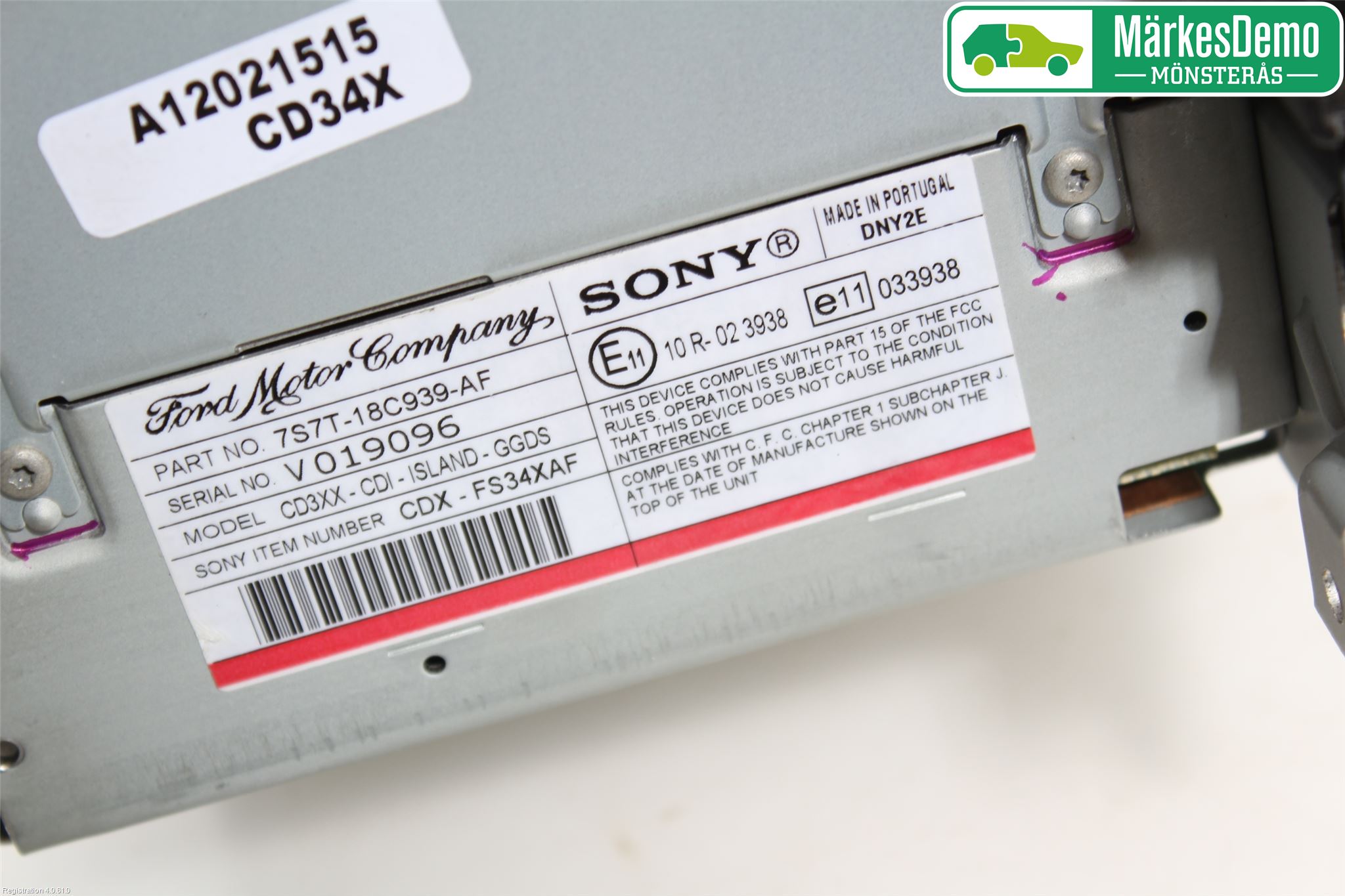 Ford MONDEO 07-15 Radio