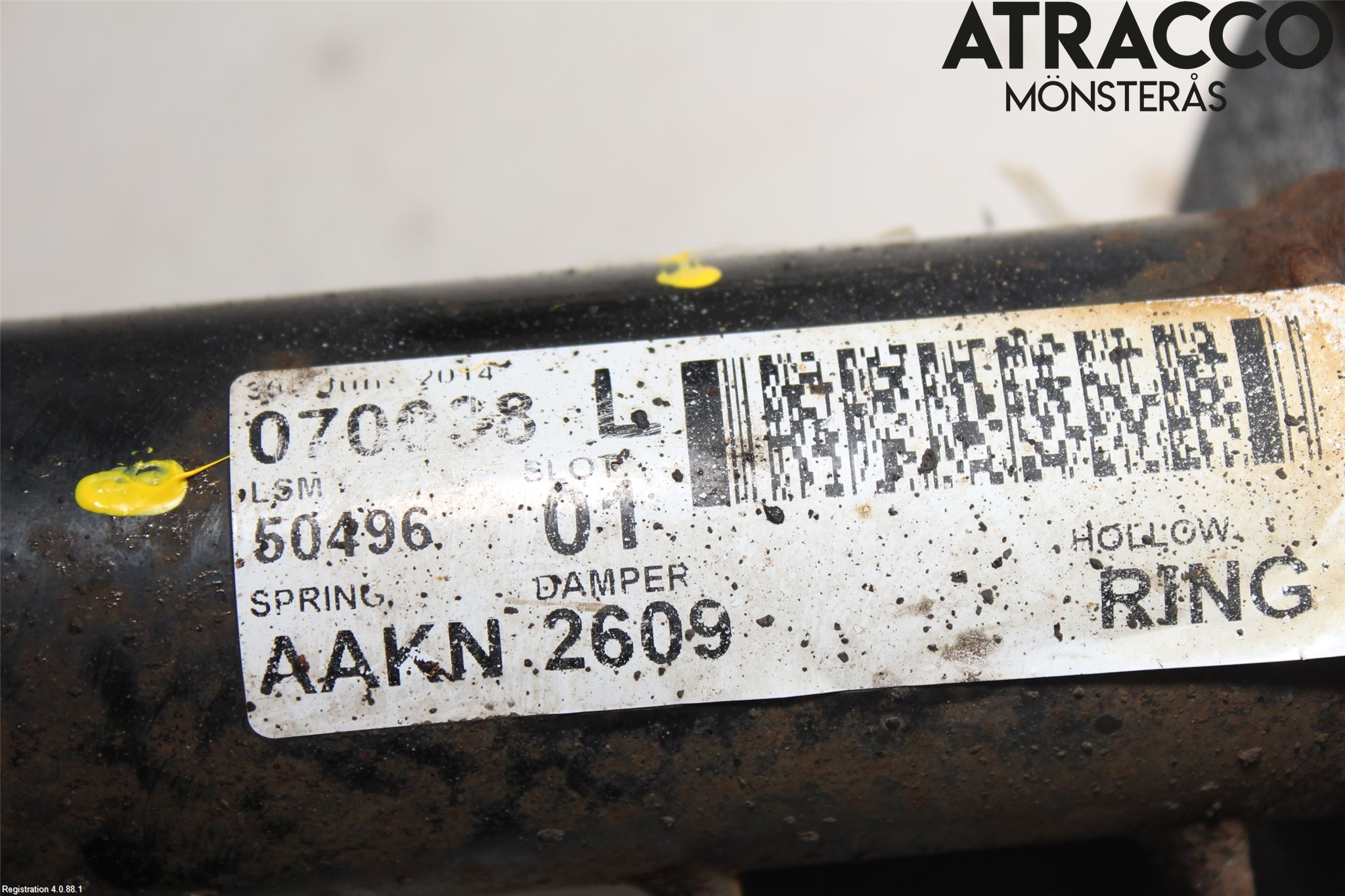 Opel ASTRA J 10-15 Fjäderben Fram Vänster