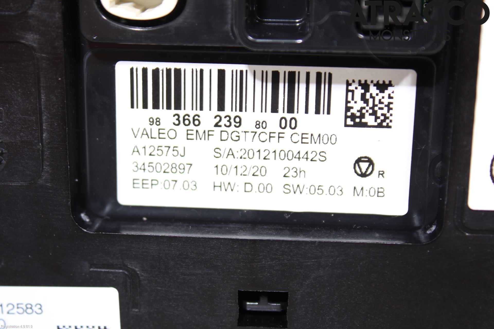 Citroen COTROEN C3 17-24 Multifunktionsdisplay