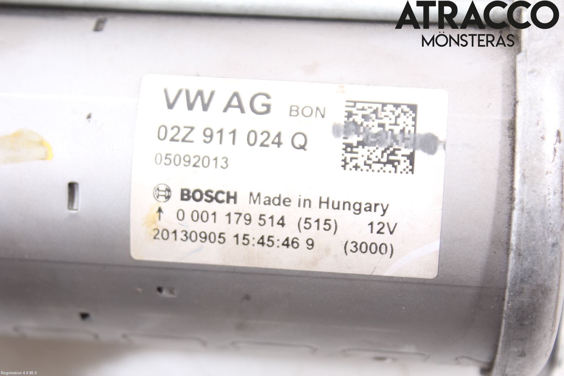 Volkswagen VW GOLF / E-GOLF VII 13-20 Startmotor