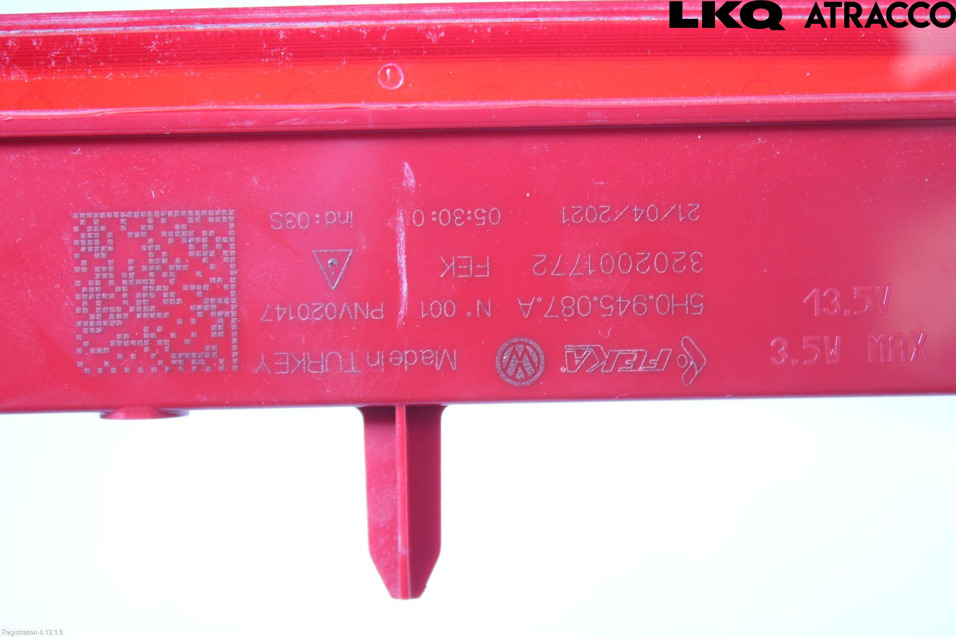 Volkswagen VW ID.4 21- Bromsljus Bakruta