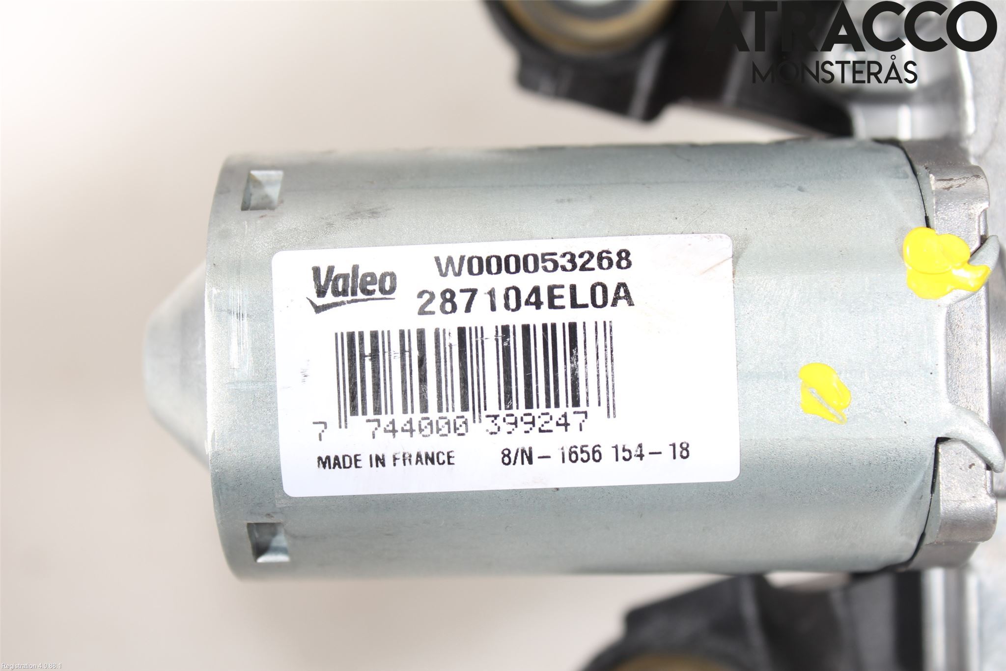 Nissan QASHQAI 17-21 Torkarmotor Baklucka