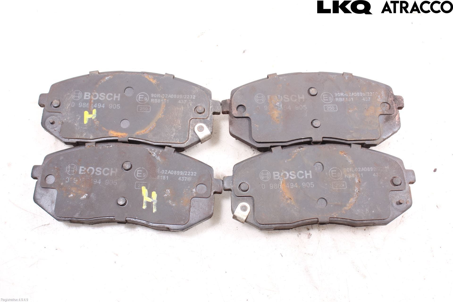 Hyundai i40 08-15 Bromsbelägg Fram