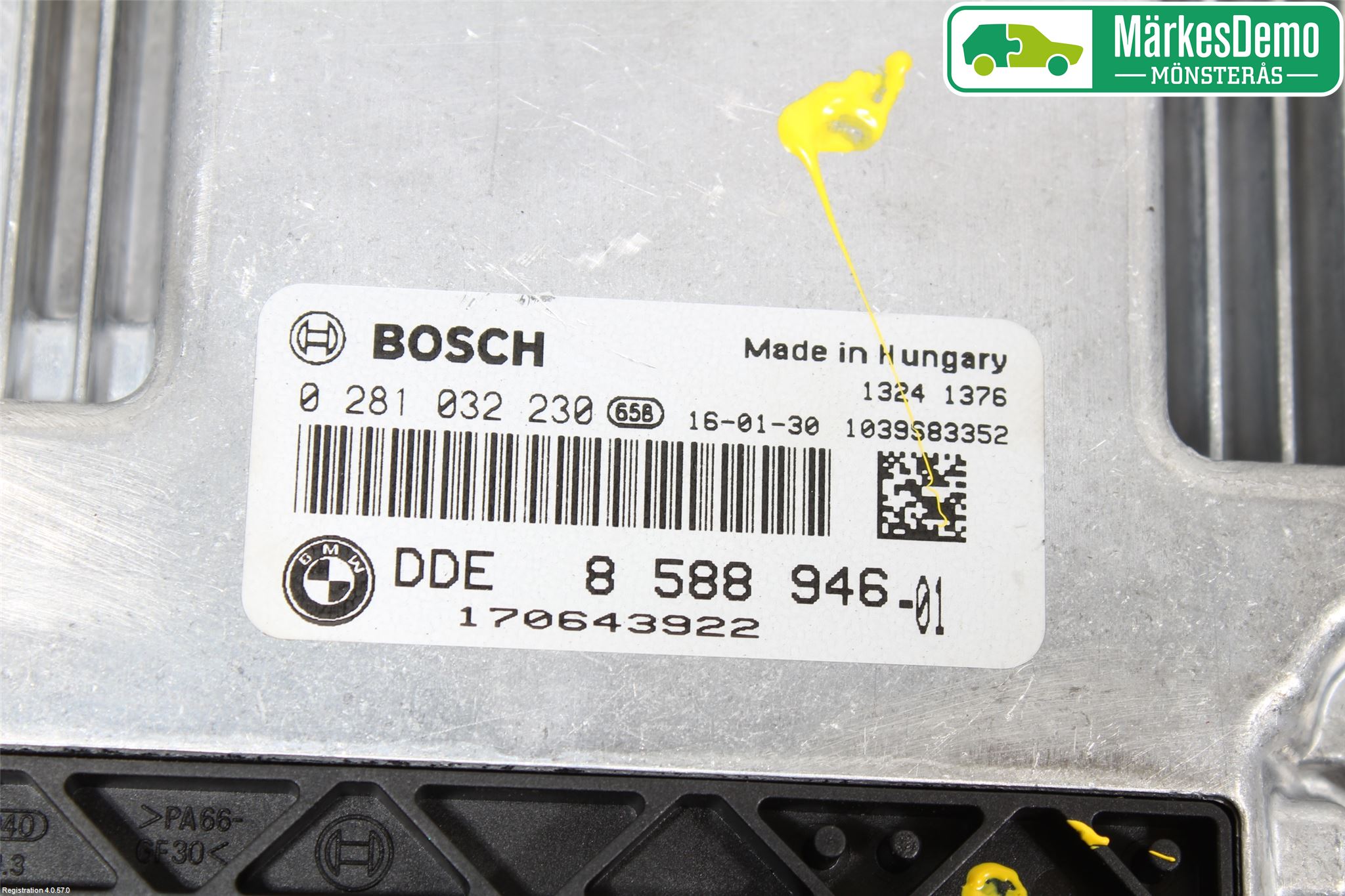 BMW X3 F25 10-17 Styrenhet Insprut Bensin