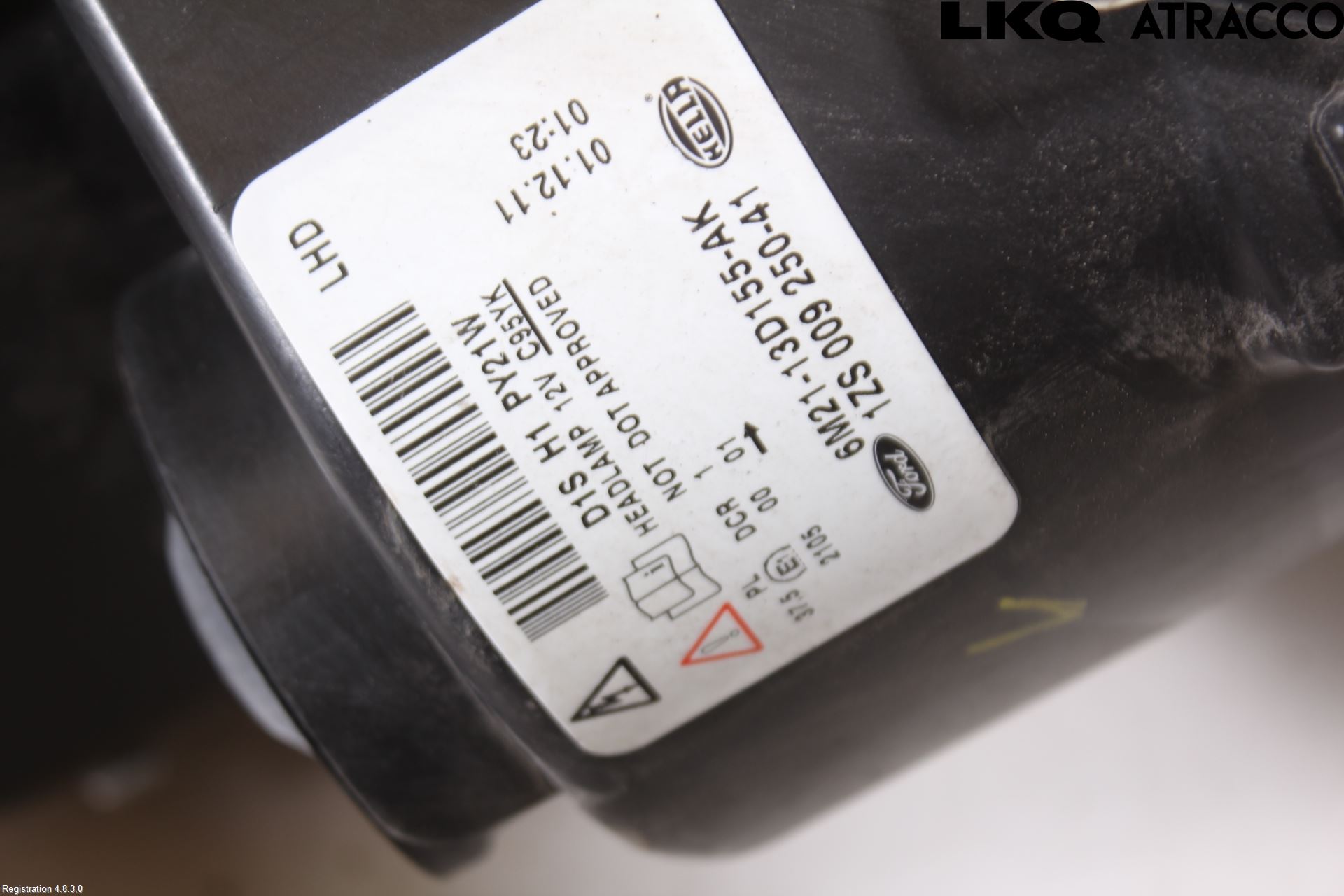 Ford S-MAX 06-15 Strålkastare Vänster