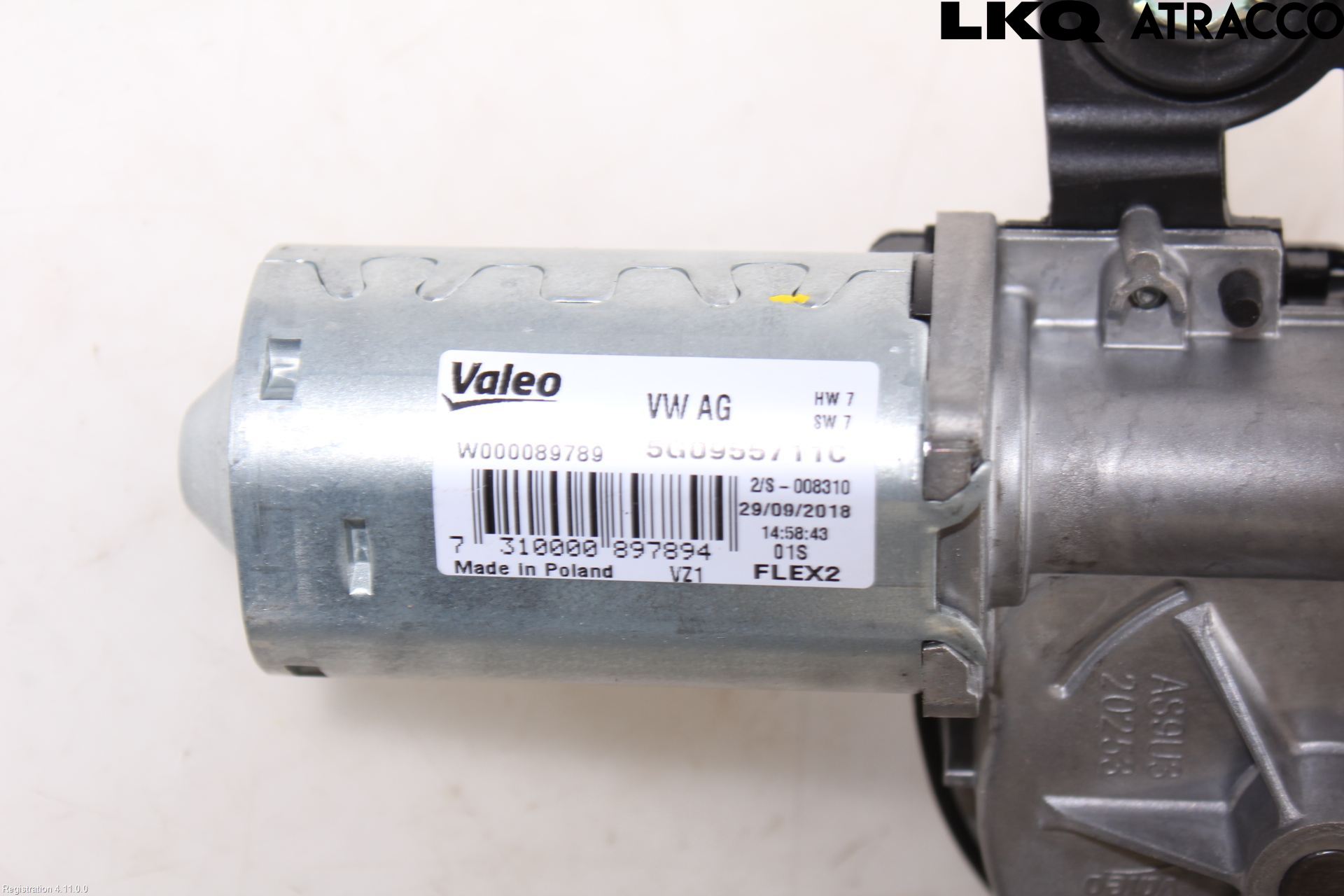 Volkswagen VW TOURAN 16- Torkarmotor Baklucka