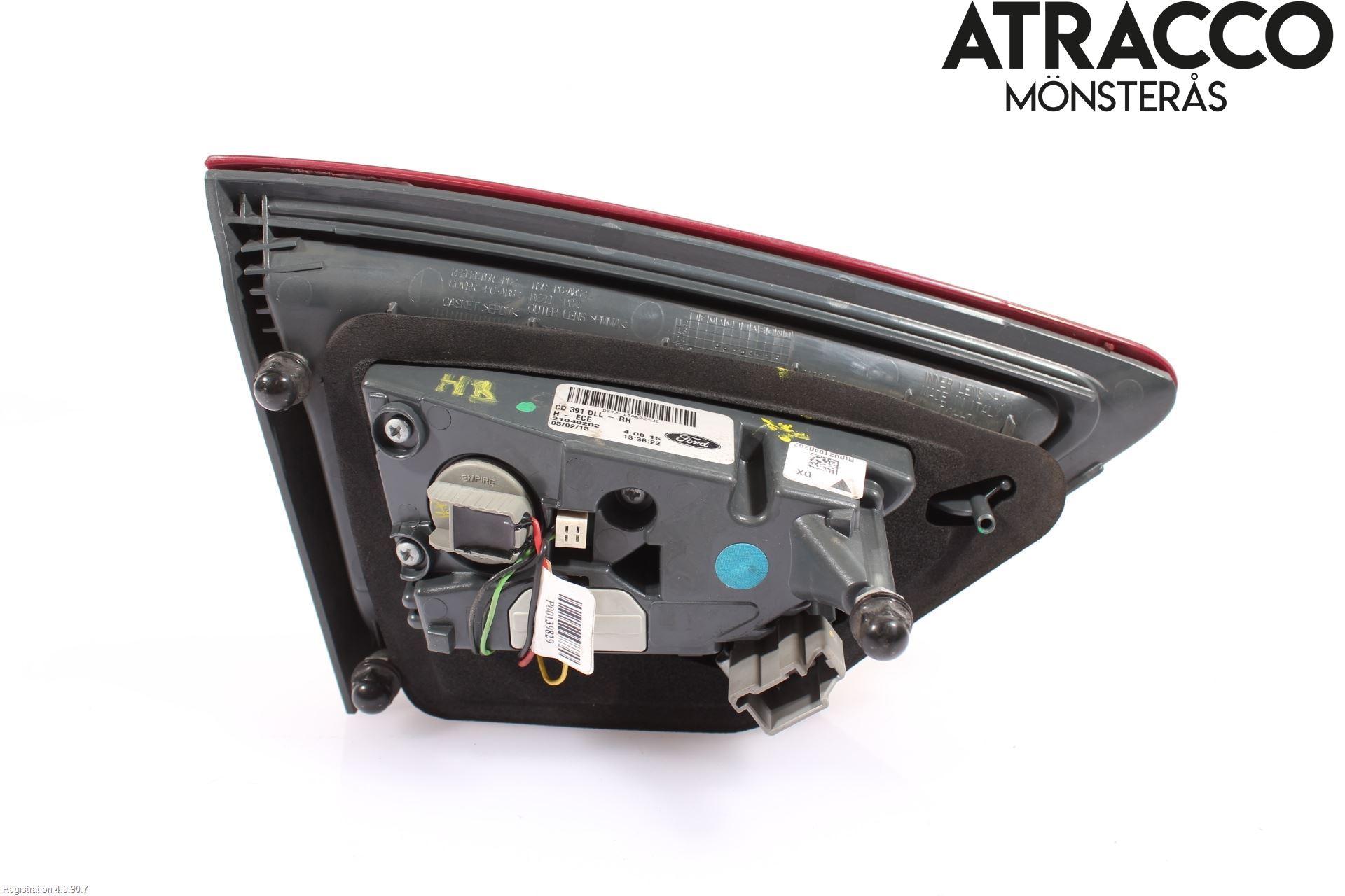 Ford MONDEO 15-22 Bakljus Lucka Hö