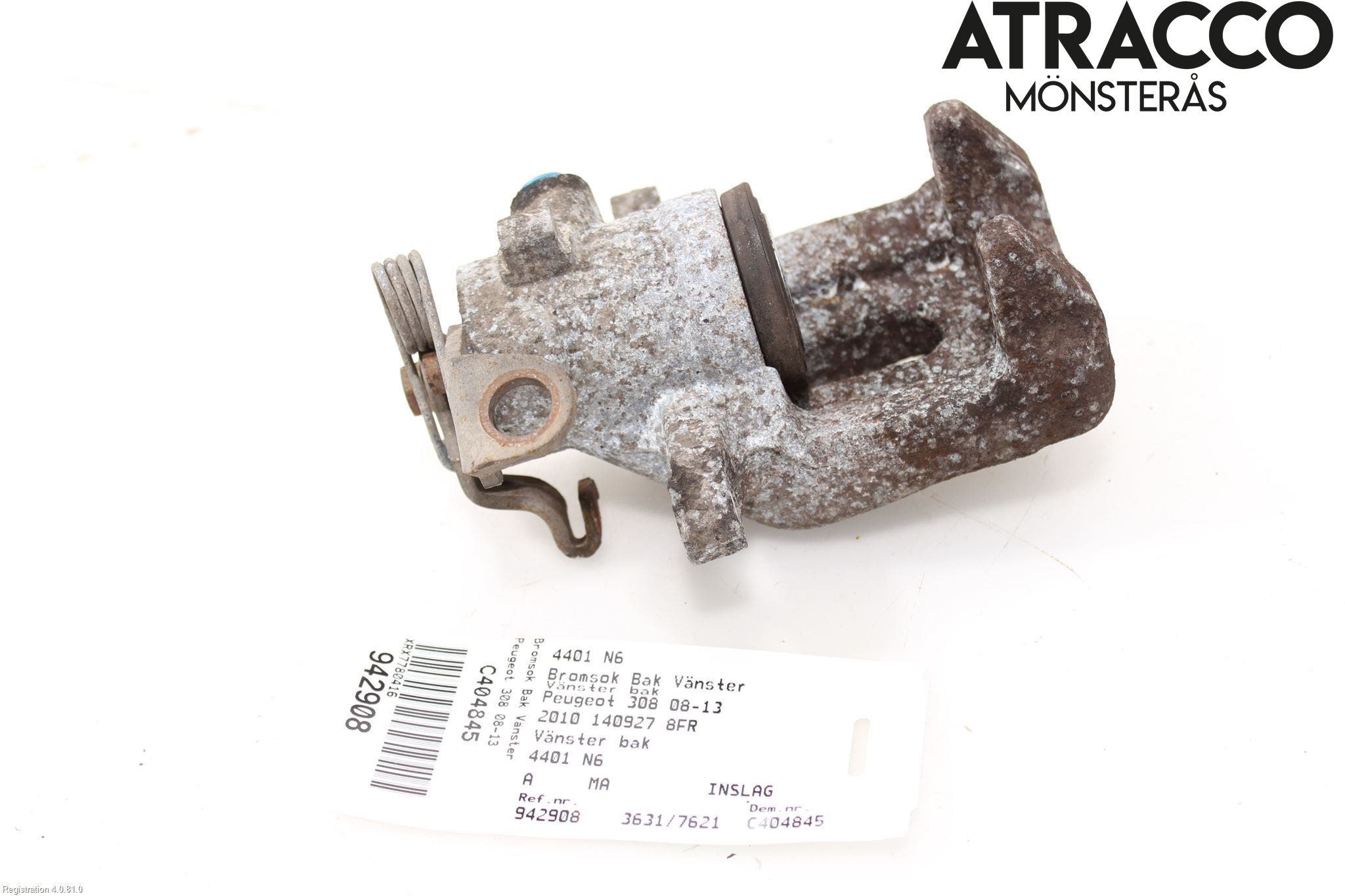 Peugeot 308 08-13 Bromsok Bak Vänster