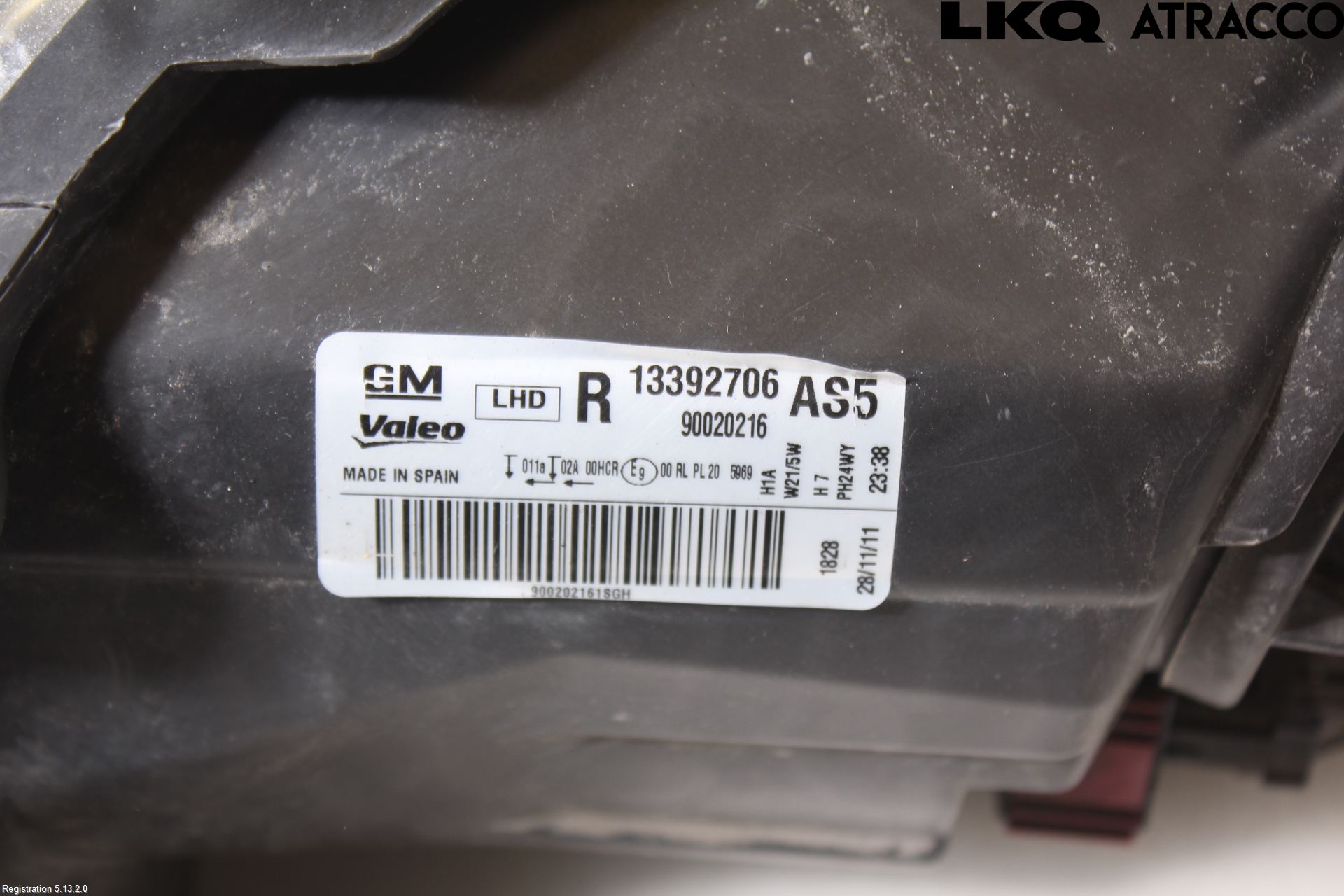 Opel CORSA D 07-14 Strålkastare Höger