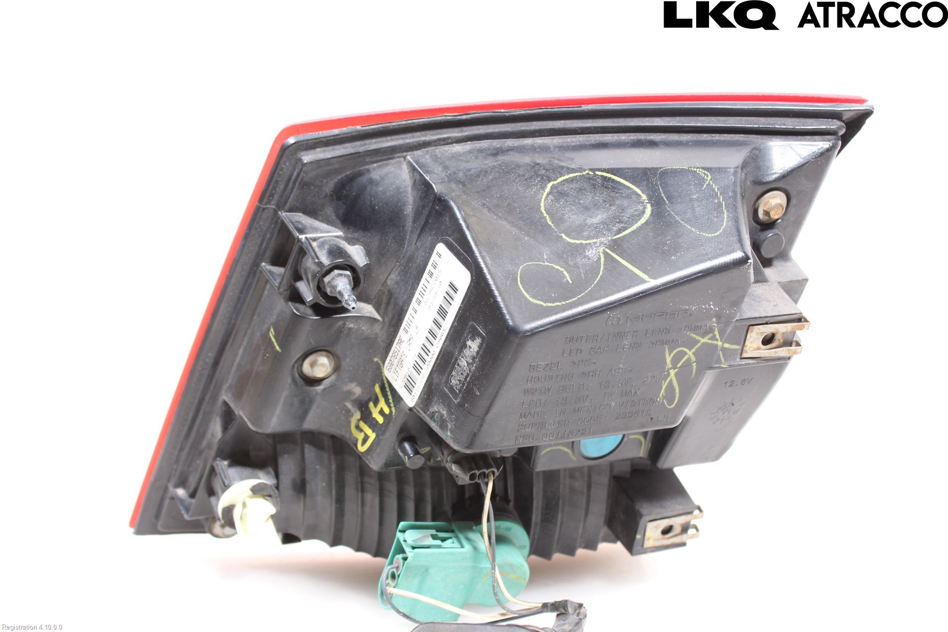 Fiat FREEMONT Bakljus Lucka Hö